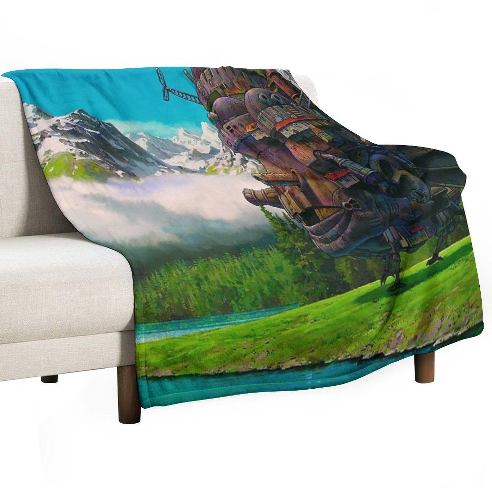 Stop at Star Lake Easy Care Throw Blanket