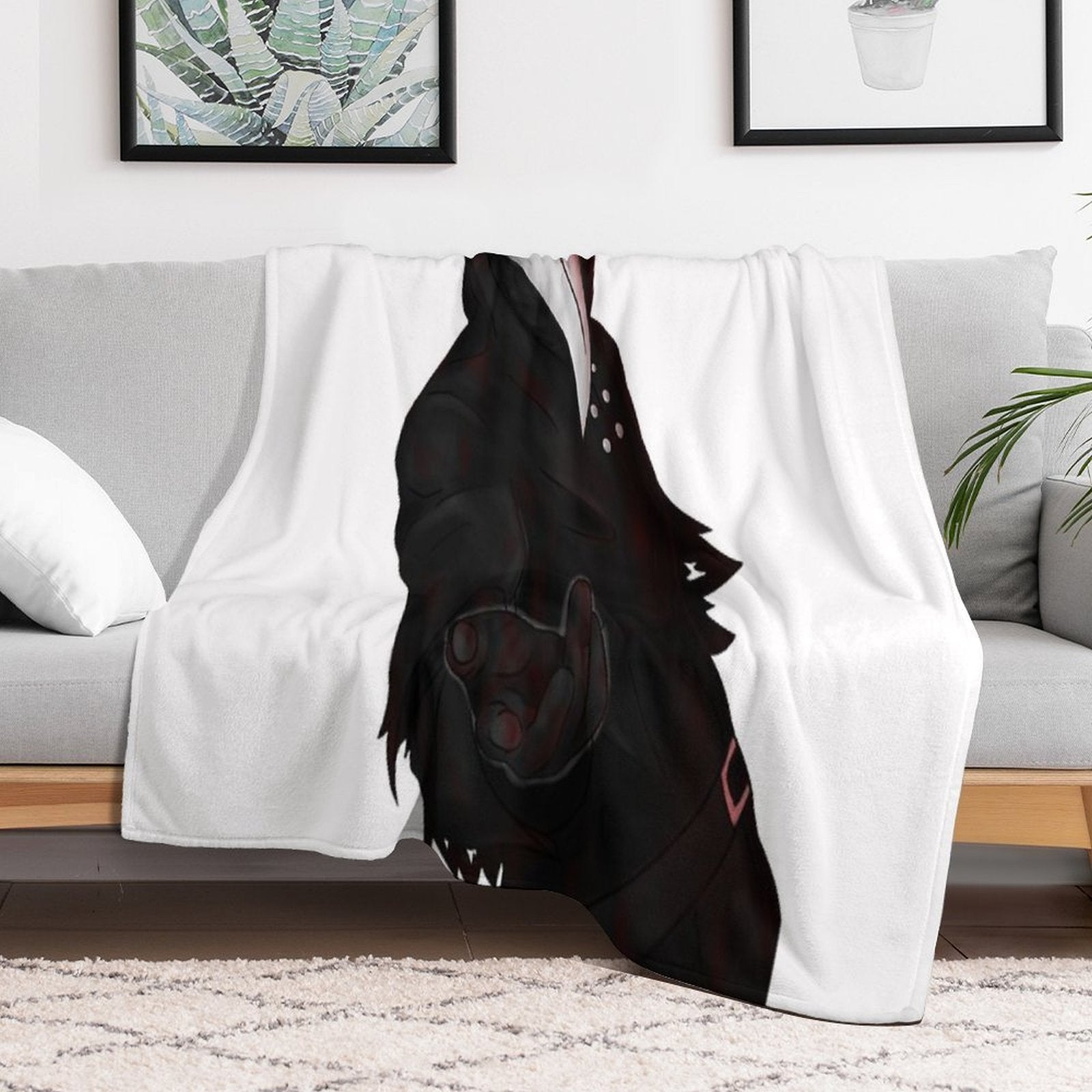 SCP-049 Plague Doctor Versatility Throw Blanket