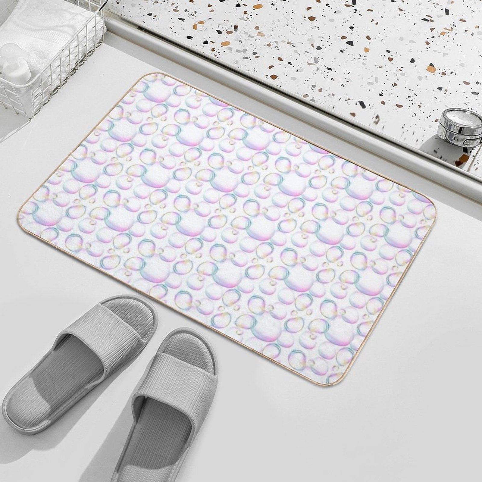 The Magic Bubbles  Stain-Proof Bath Mat