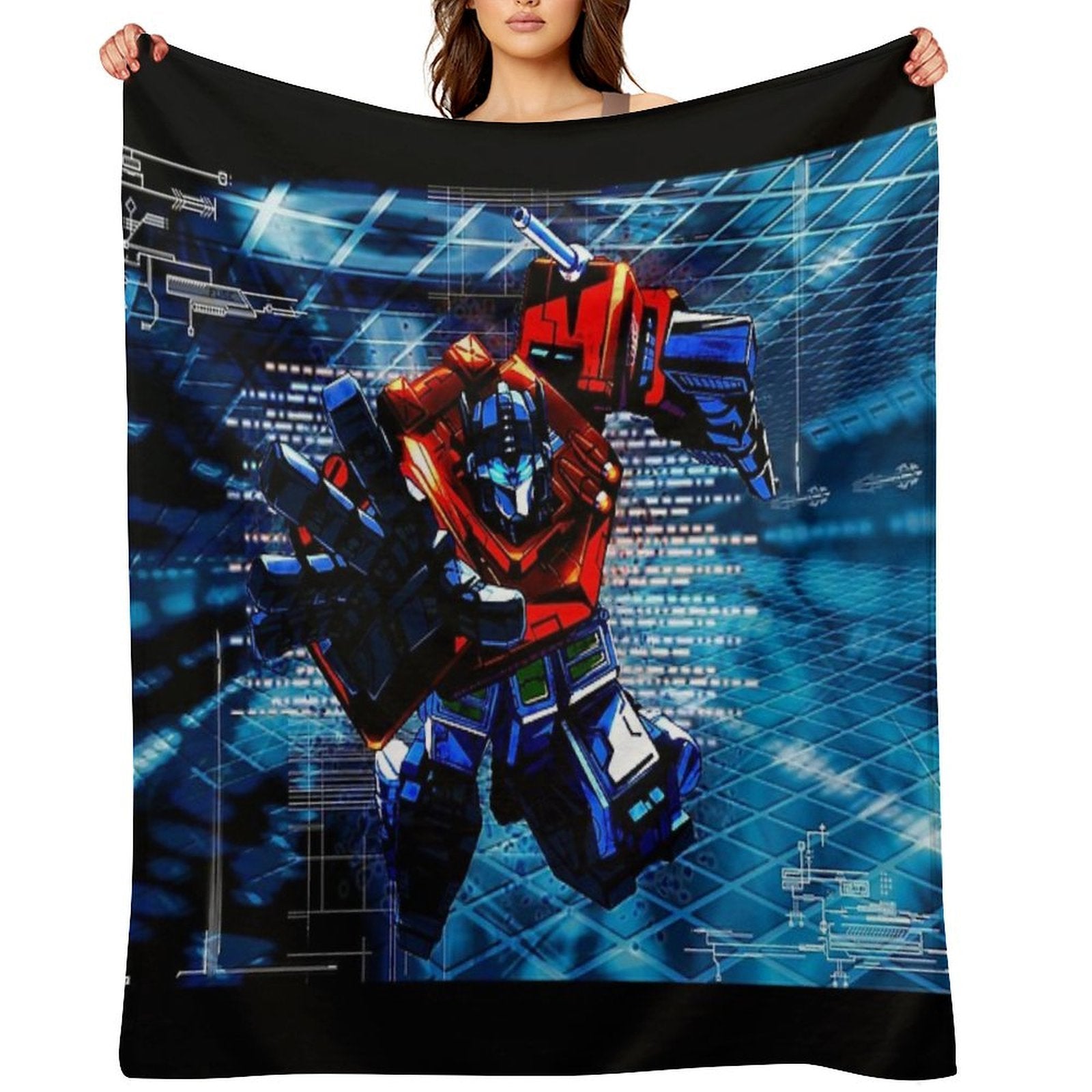 Transformers Optimus Prime Velvety-soft Throw Blanket