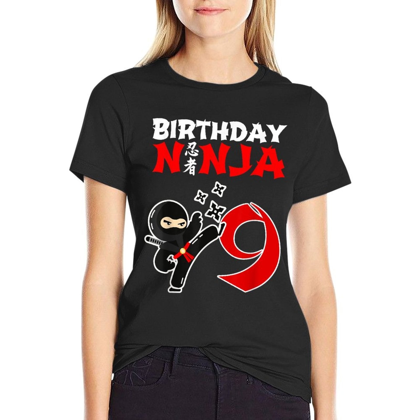 Ninja Party Favors Birthday Party for 9 Year Old Boy Ninja  Summer-ready Fabric T-Shirt
