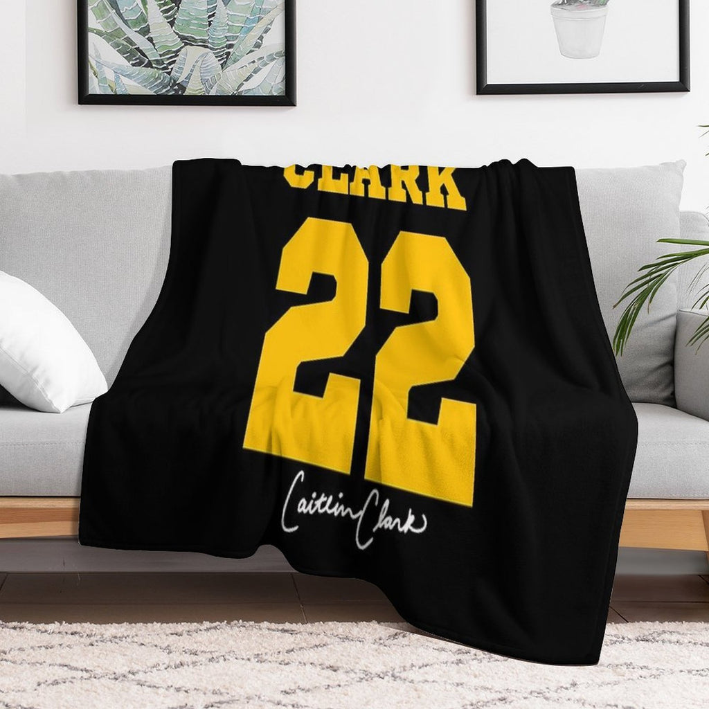 Caitlin Clark Easy Care Throw Blanket