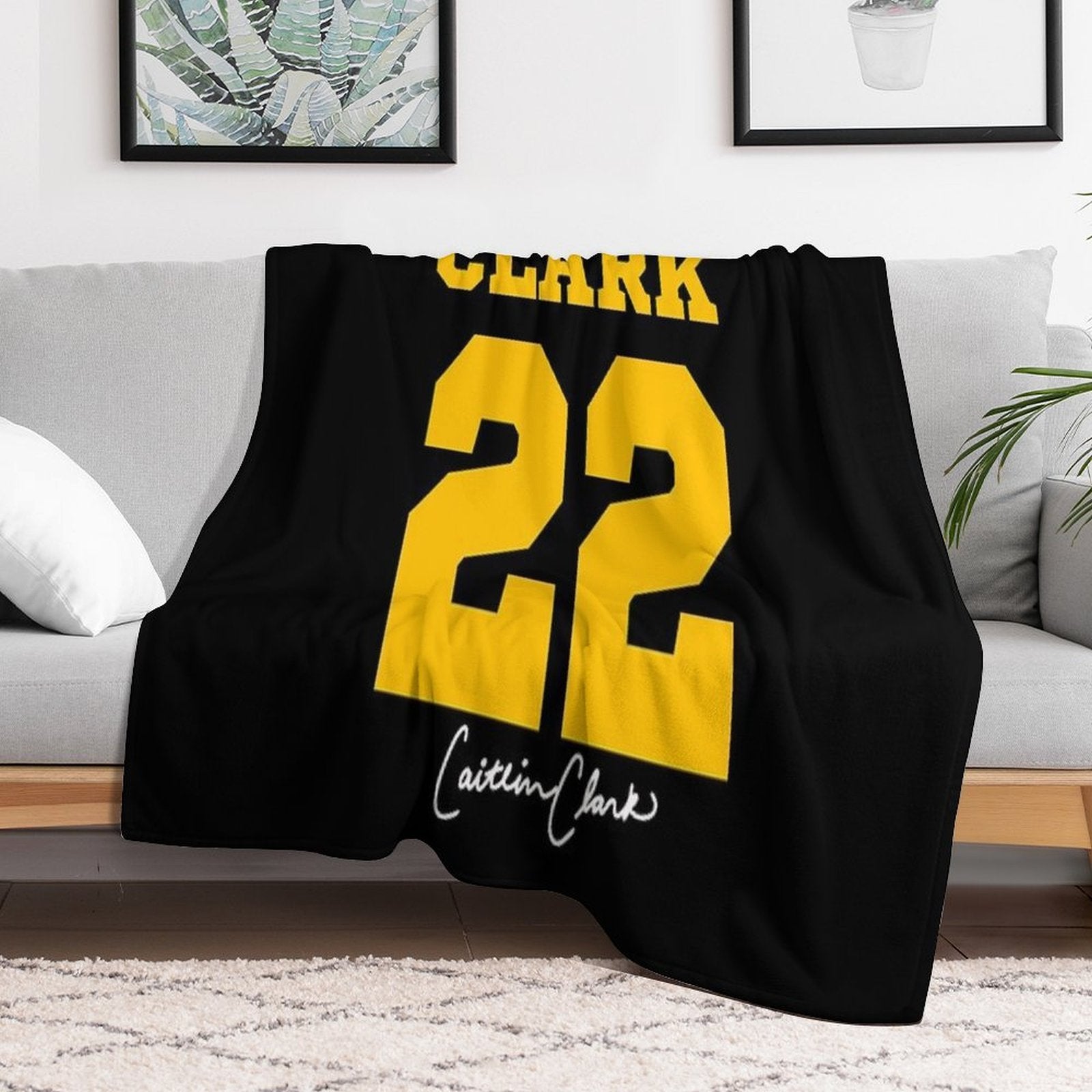 Caitlin Clark Easy Care Throw Blanket