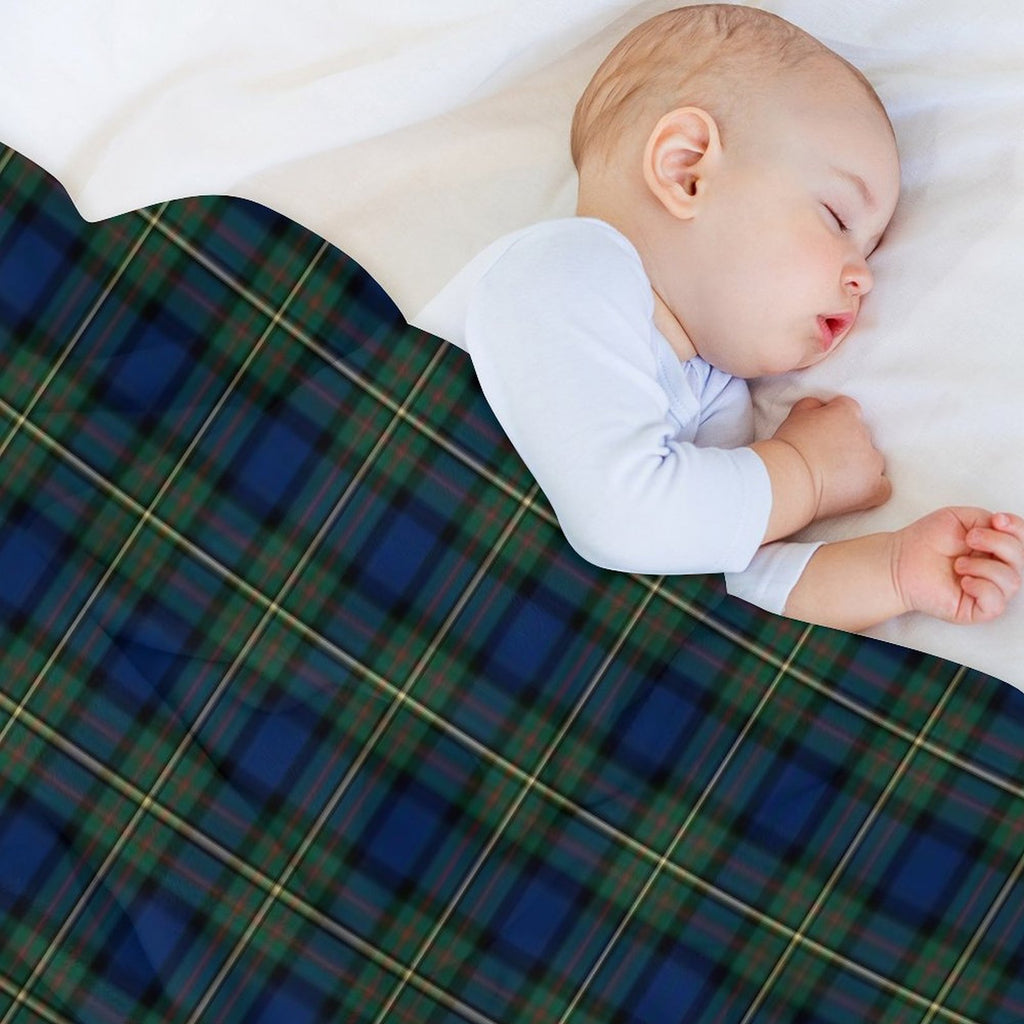 Clan MacLaren Tartan All-season Throw Blanket