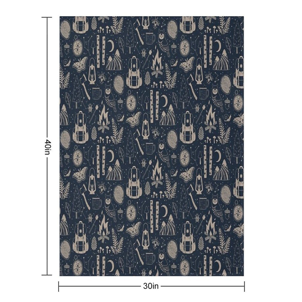 Into The Woods Shrink-resistant Throw Blanket