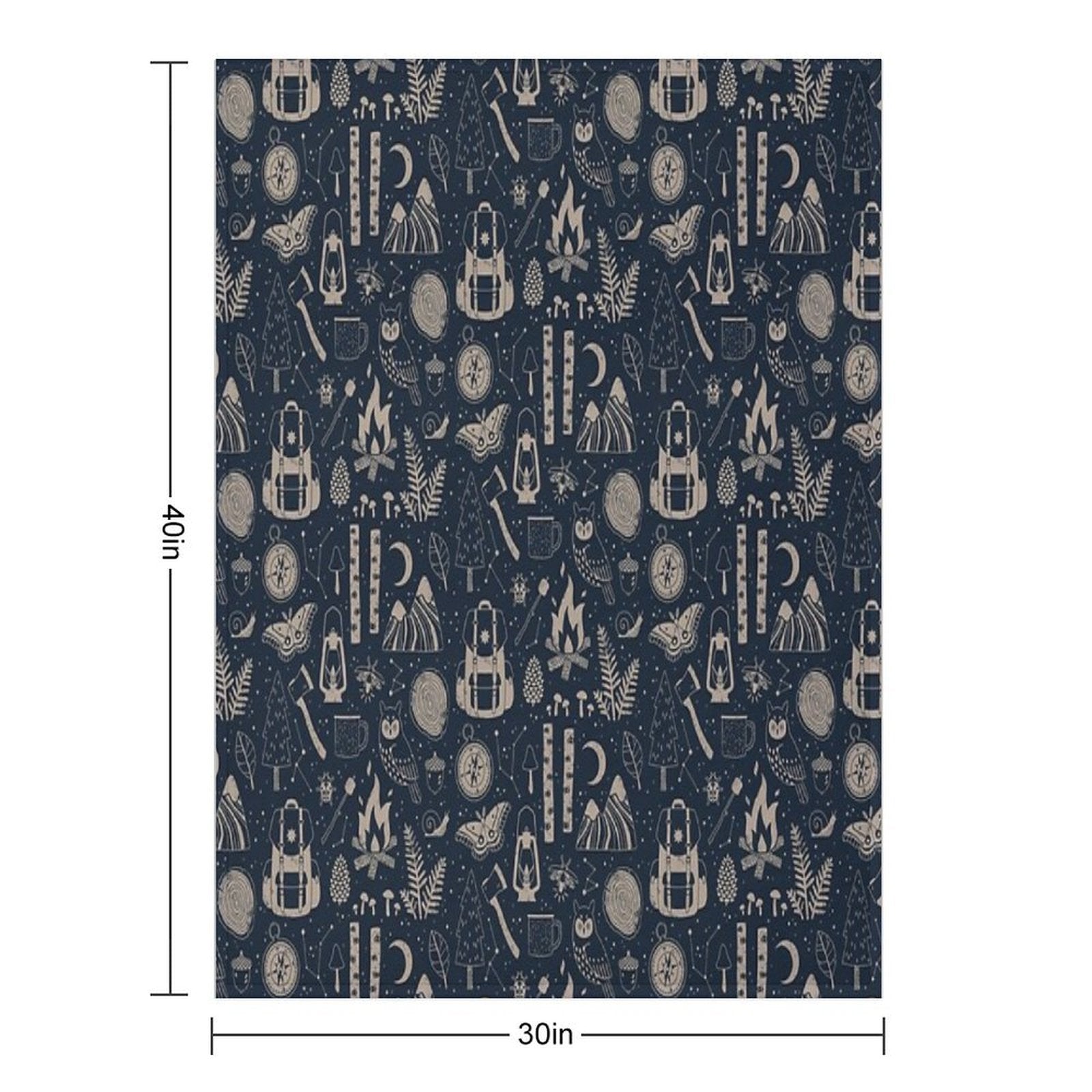 Into The Woods Shrink-resistant Throw Blanket