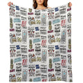 Brooklyn Nine Nine  Version 2  TV Show Art Versatility Throw Blanket