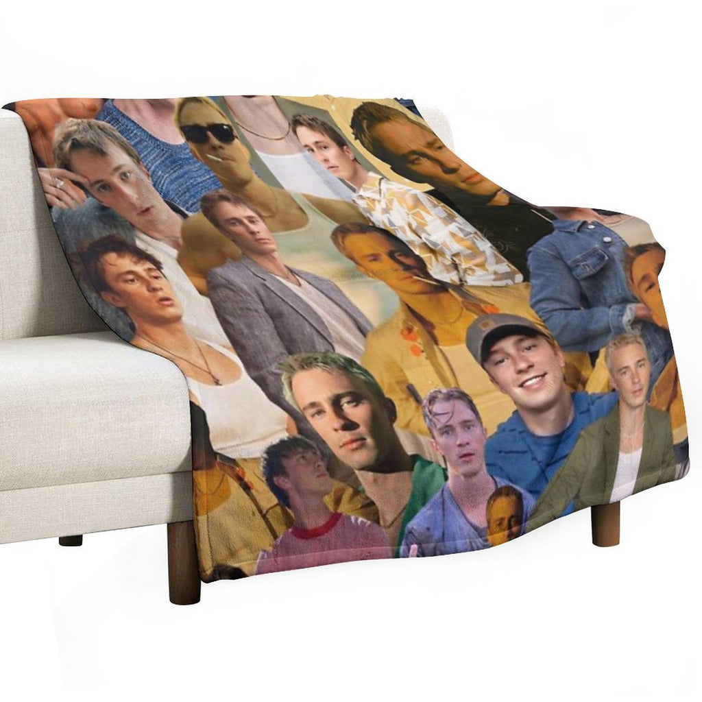Drew Starkey Photo Collage Anti-pilling Throw Blanket