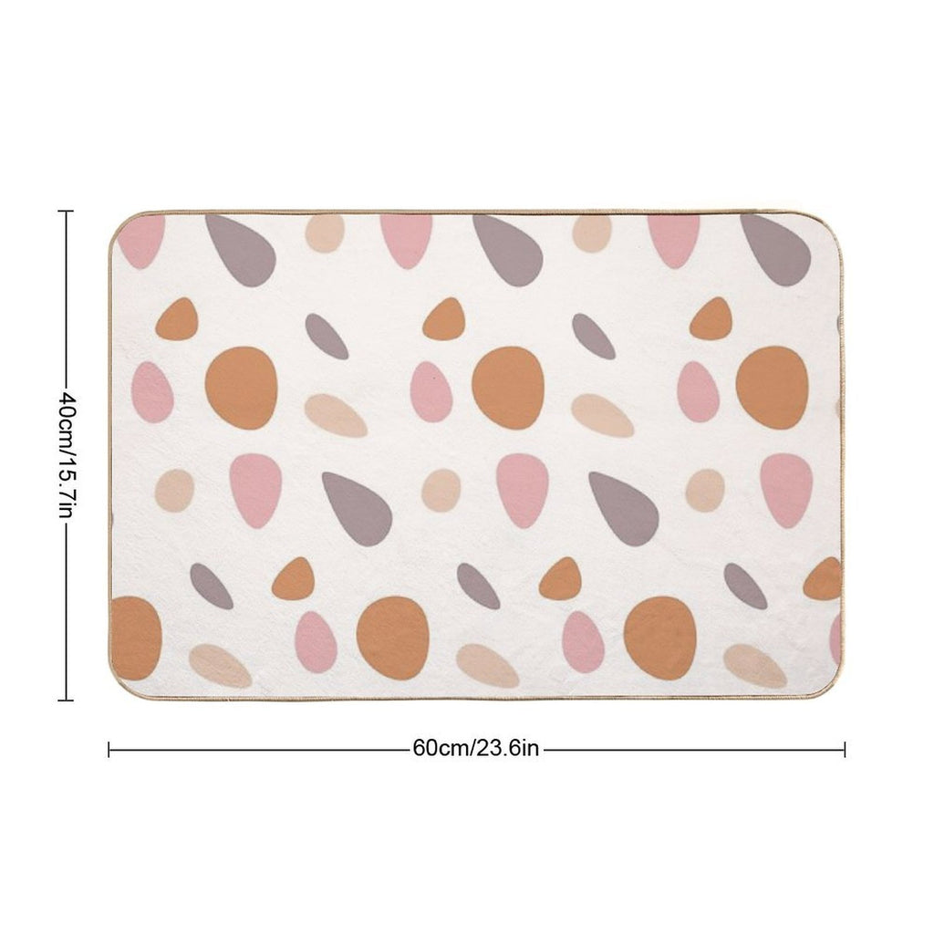 Earth Rocks  Absorbent Bath Mat
