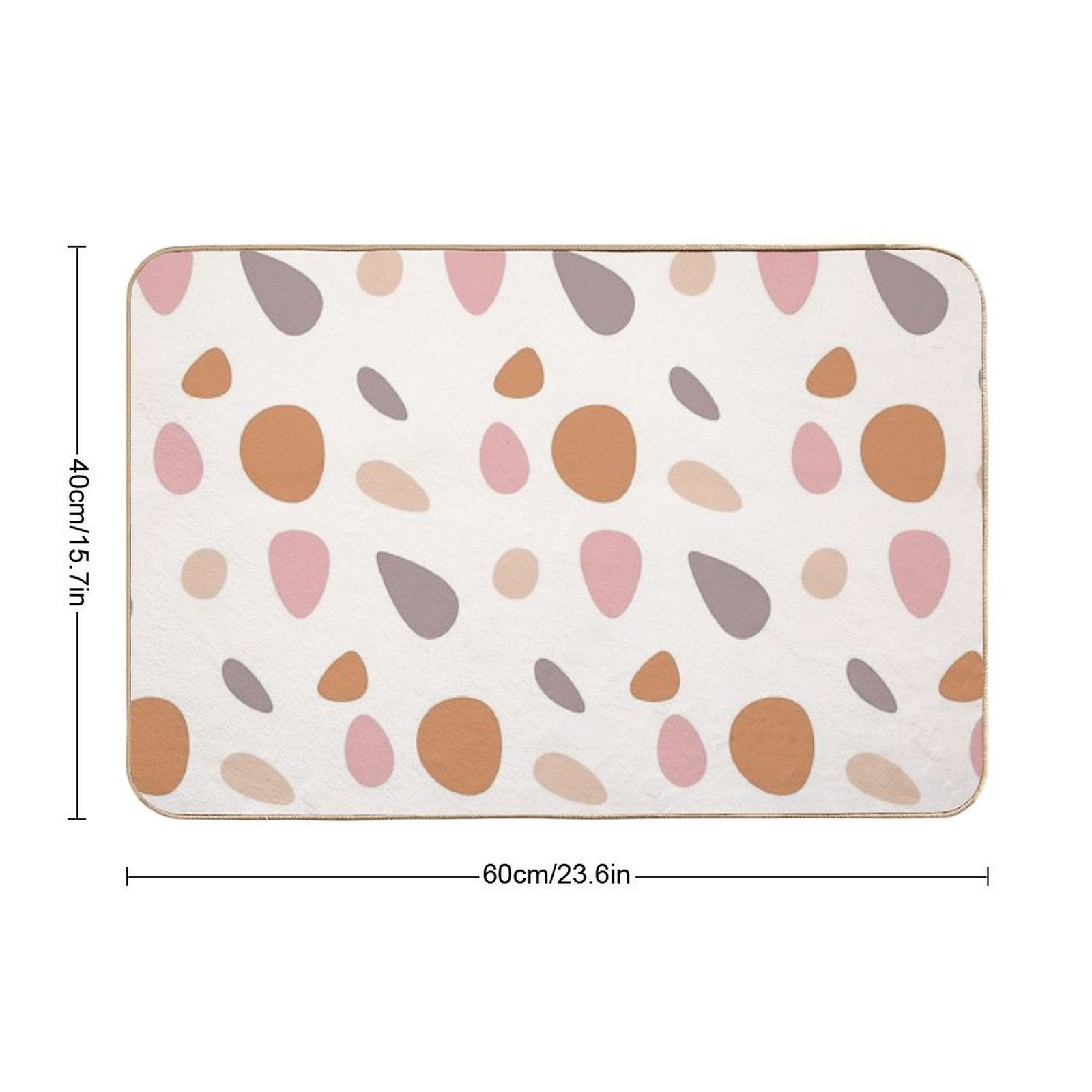 Earth Rocks  Absorbent Bath Mat