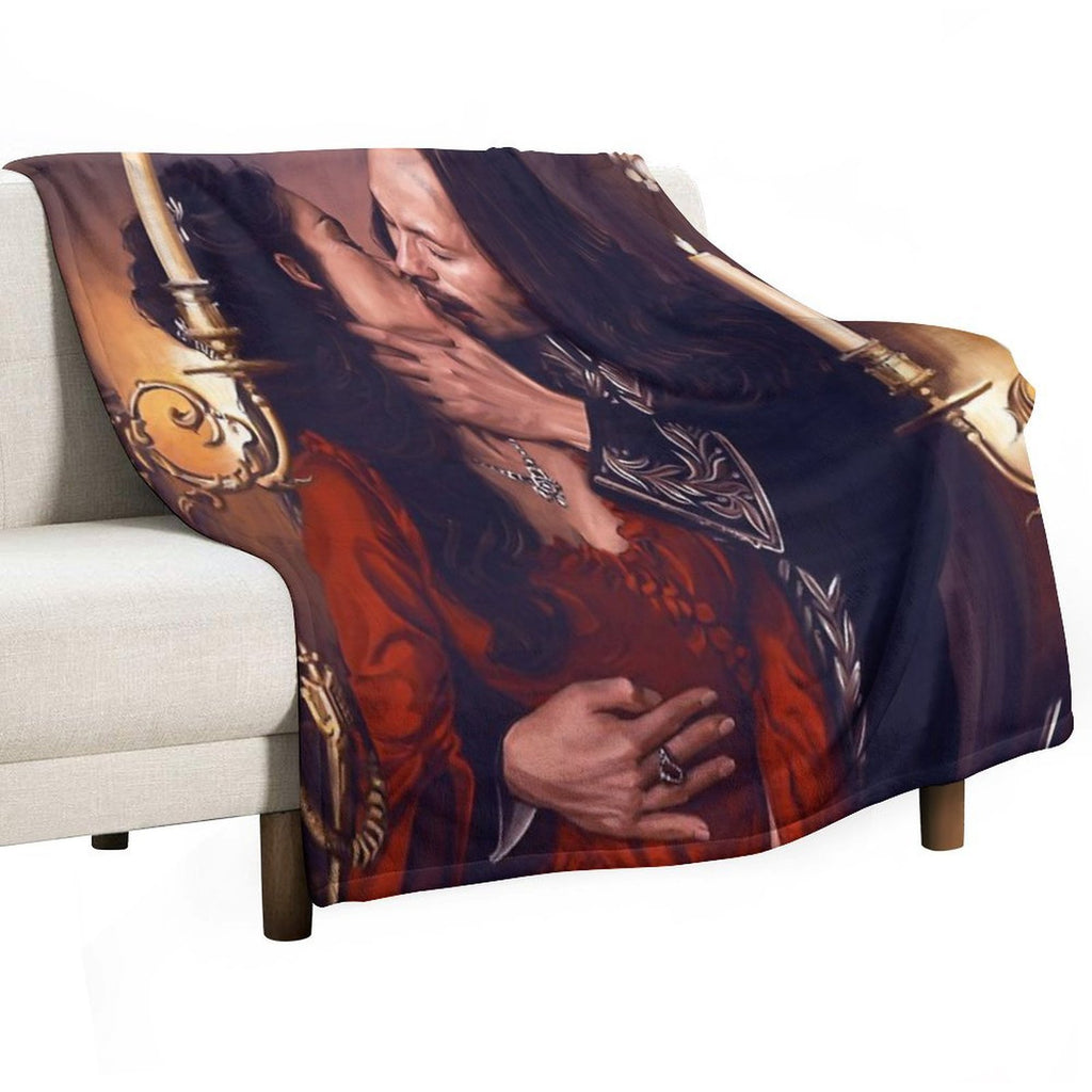 Dracula Plush Throw Blanket