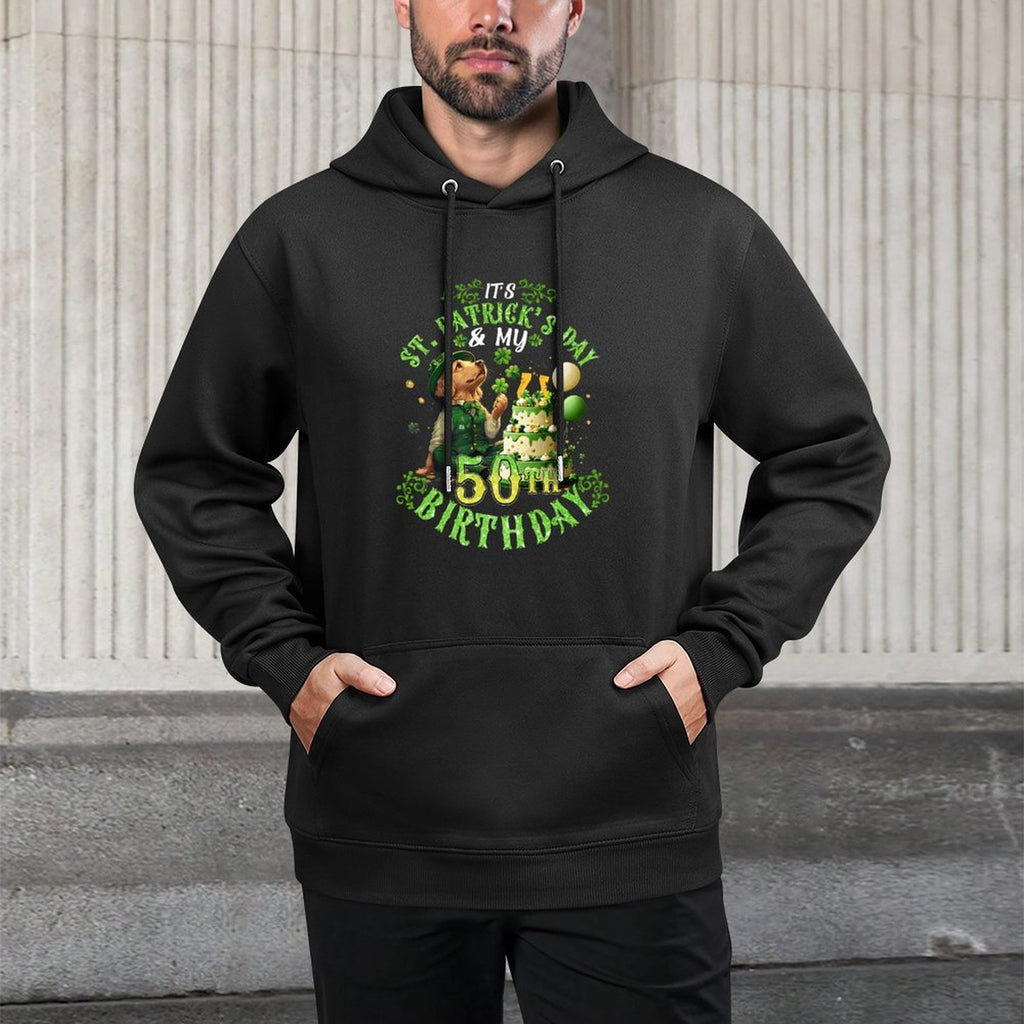 50 Years Old Lucky St. Patrick’s Day It's My 50th Birthday Premium Breathable Fabric Hoodie