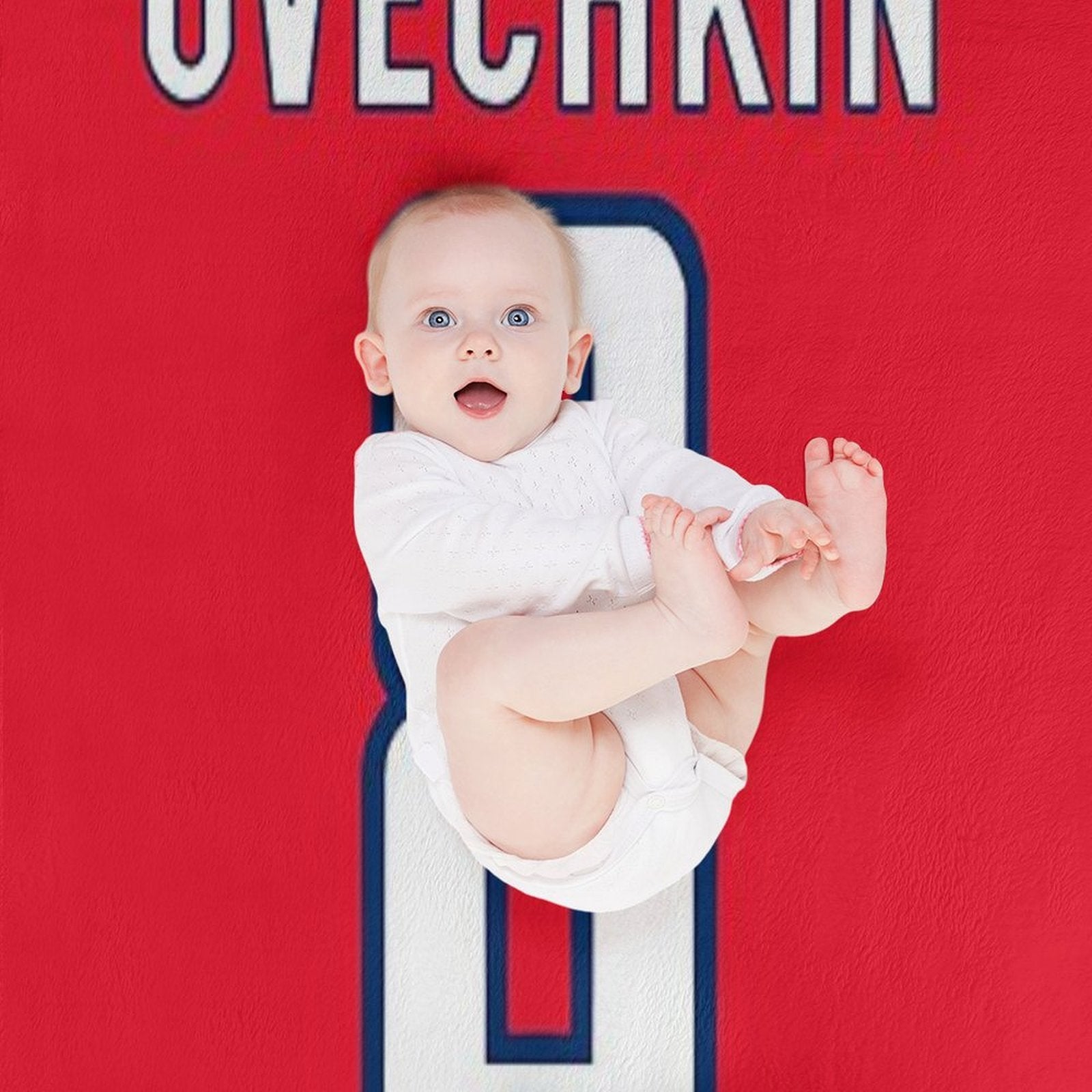 Alex Ovechkin 8 Sustainable Throw Blanket