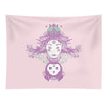 Third Eye Witch With Owl Fantasy Art Tapestry