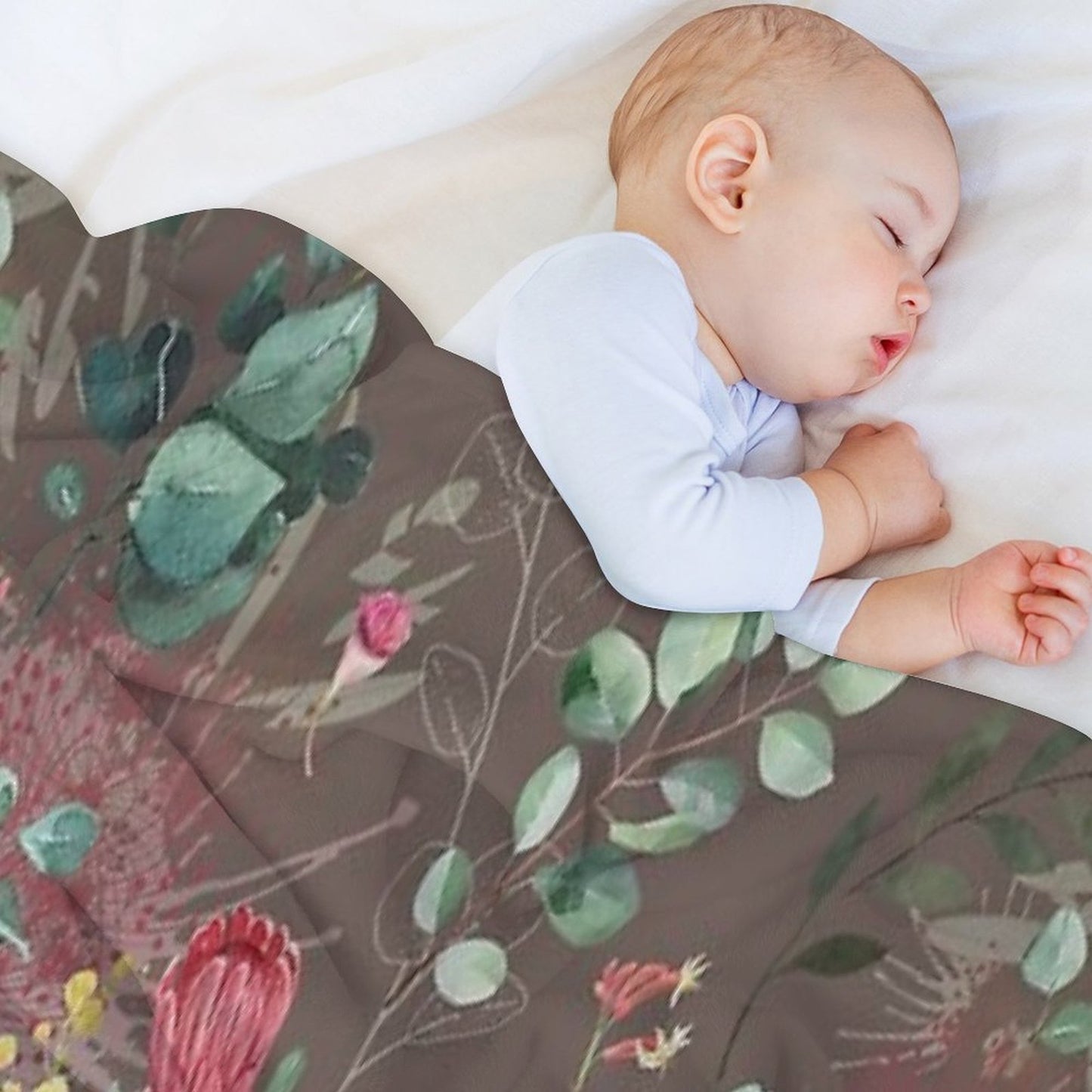 Australian Botanical Easy Care Throw Blanket