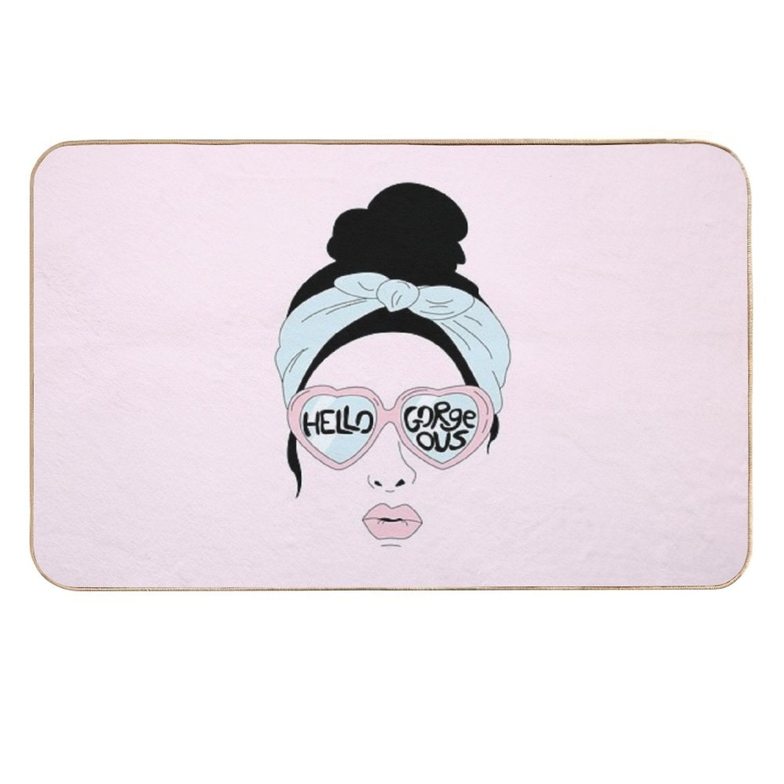Hello Gorgeous Durable Bath Mat