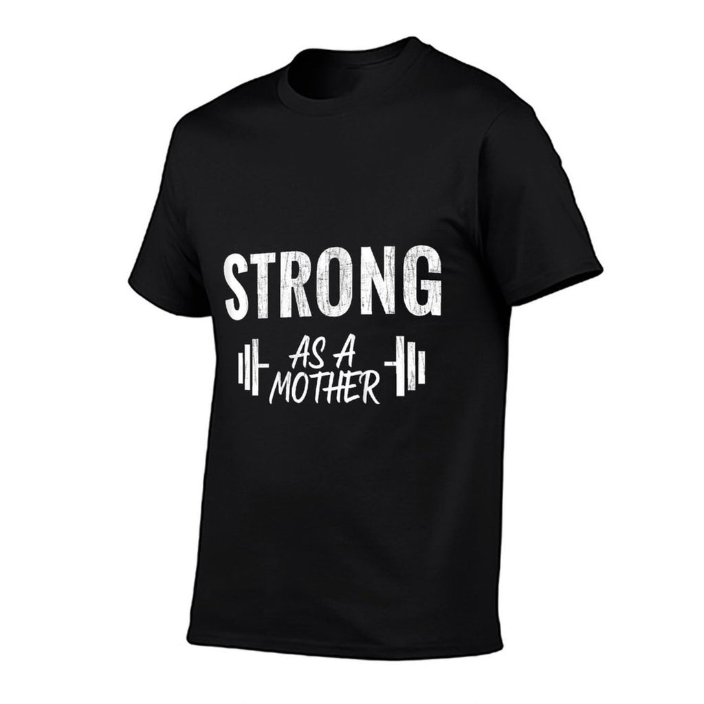 Womens Strong As A Mother Weight Training Funny Mothers Day  Breathable T-Shirt