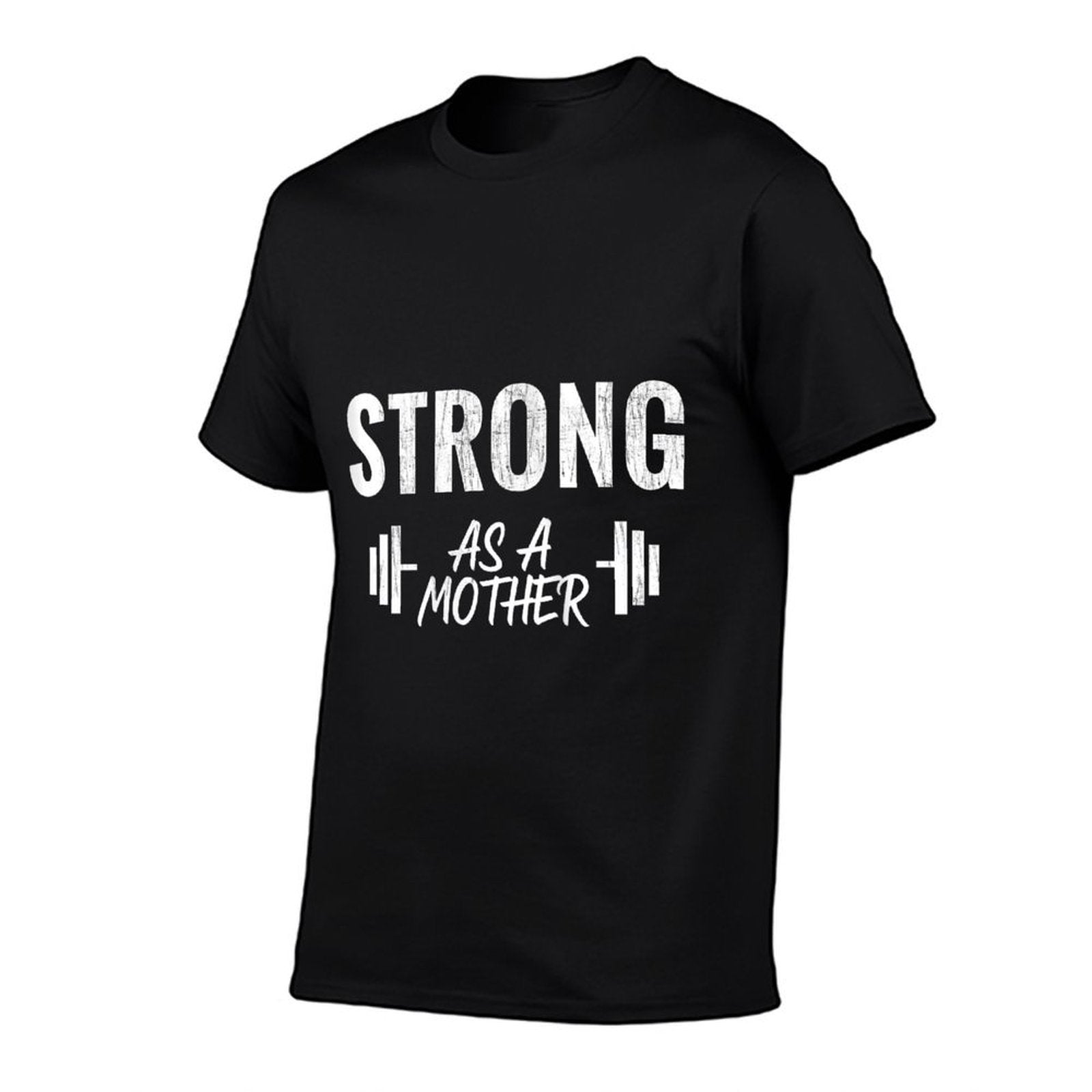 Womens Strong As A Mother Weight Training Funny Mothers Day  Breathable T-Shirt