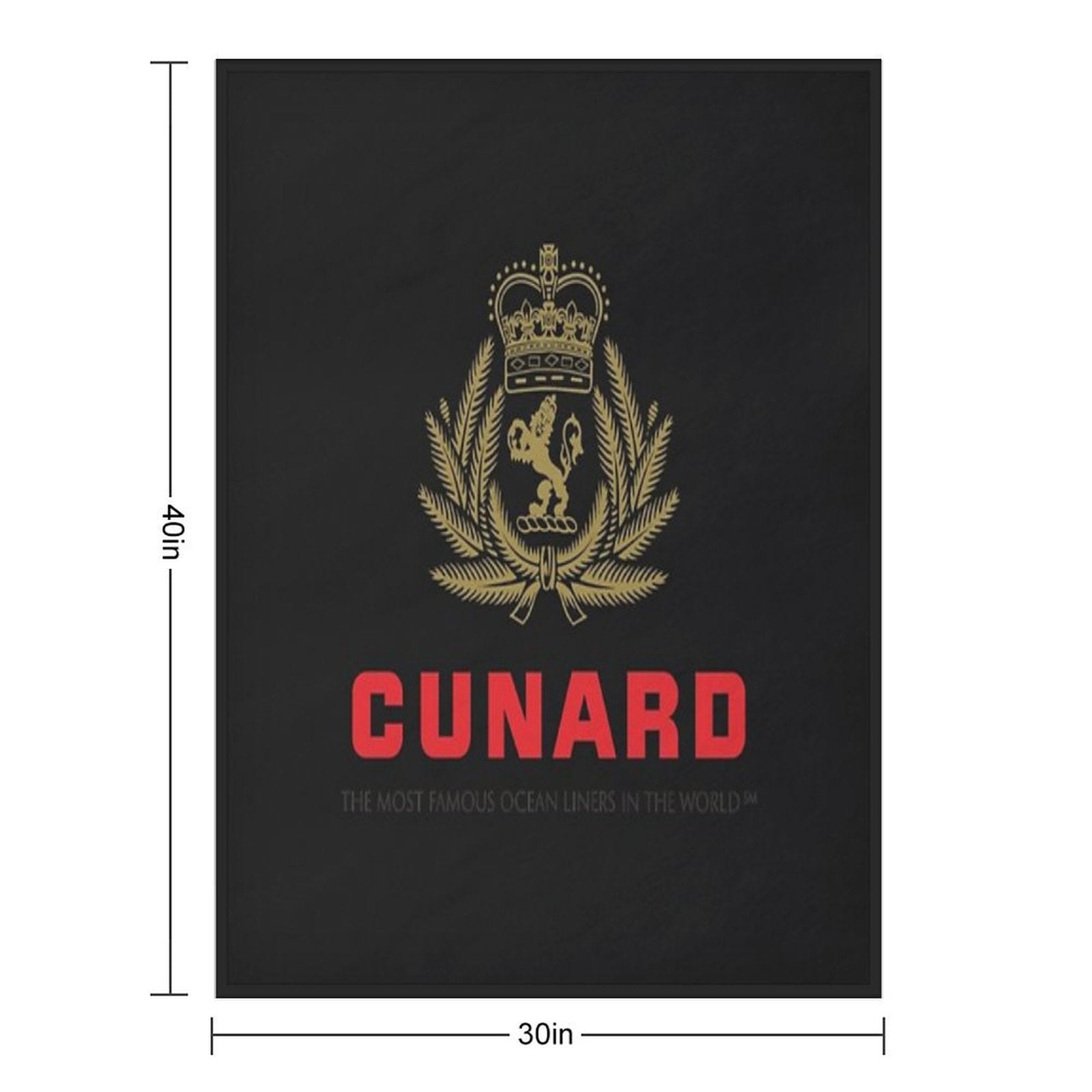 Luxury Cruises-Cunard Durable Throw Blanket