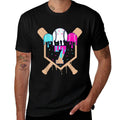 Baseball 7 Year Old Ice Cream Drip 7th Birthday Boy Number 7  Vintage-inspired T-Shirt