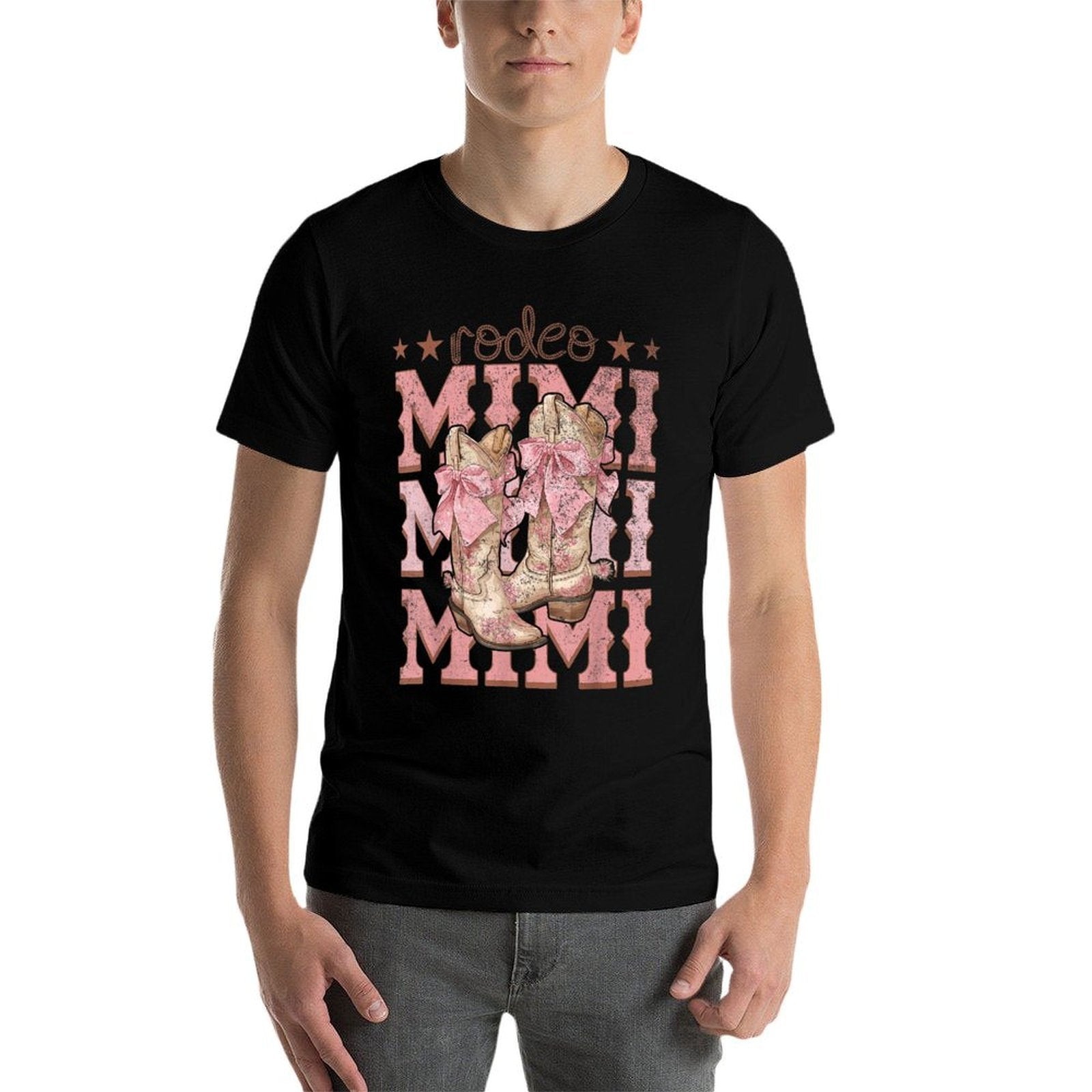 Rodeo Mimi Pink Boots Coquette Cow-Girl Birthday Party  Moisture-wicking T-Shirt