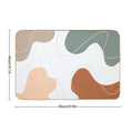 Aesthetic Shape Pattern  Repositionable Bath Mat