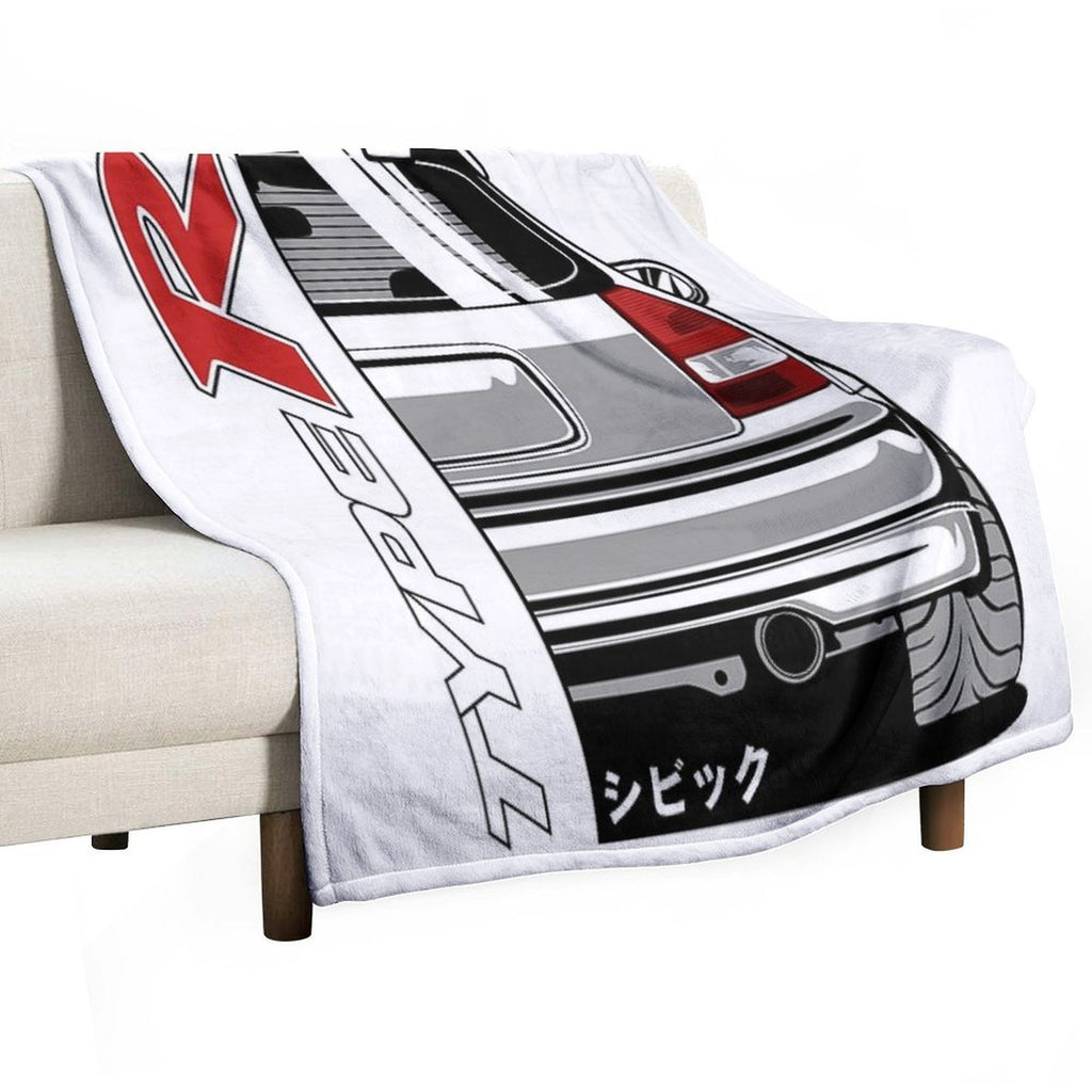 Civic Type R EK9 Multi-functional Throw Blanket