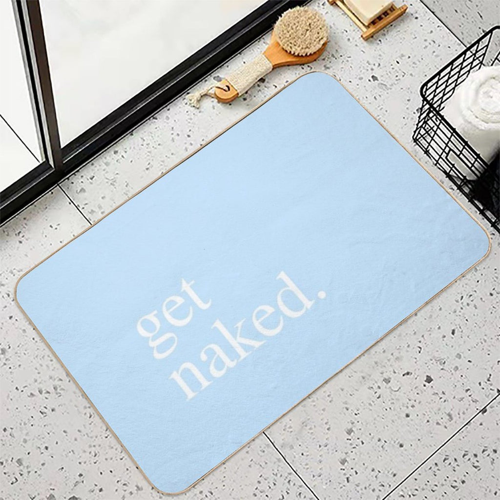Get Naked - Blue  Anti-Trip Bath Mat