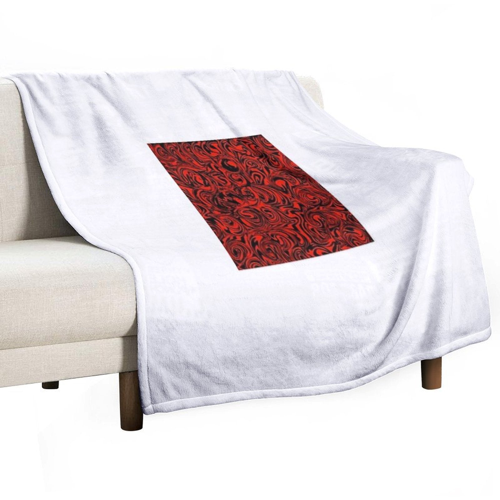 Abstract Pattern Plush Throw Blanket