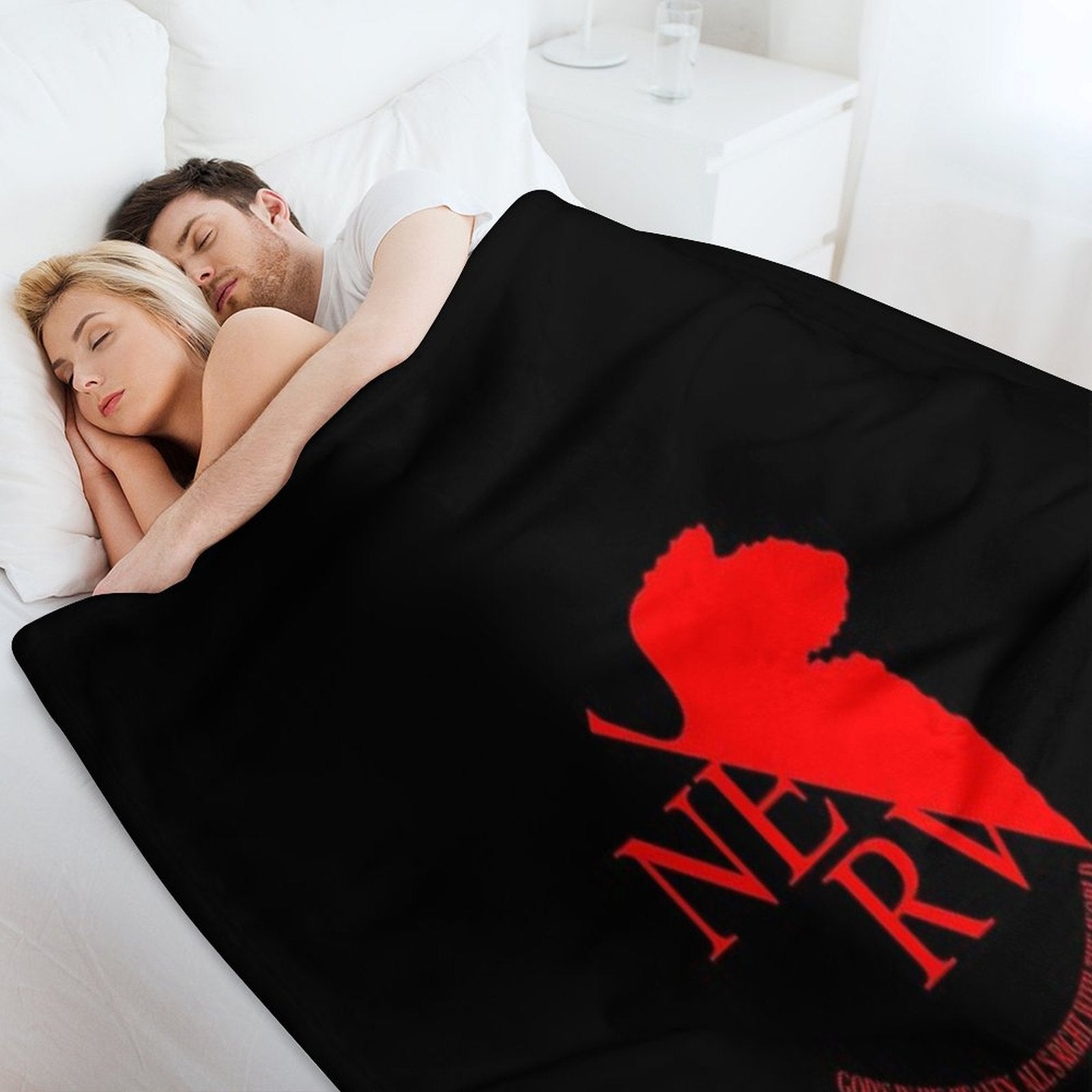 NERV Logo Durable Throw Blanket