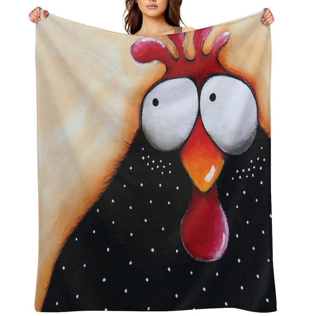 Chicken Soup Quick-dry Throw Blanket