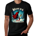 Wonderland Krampus Dark Winter Holiday Walking In A Winter  Vintage-inspired T-Shirt