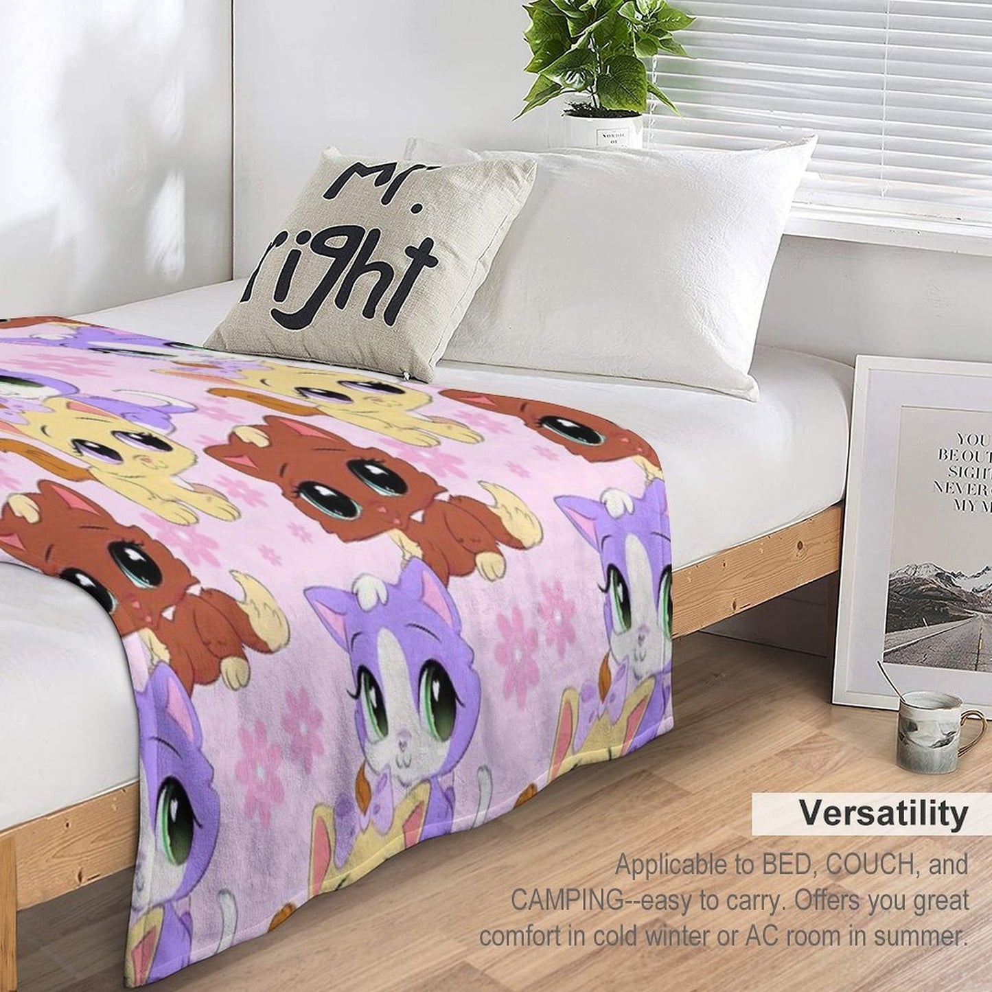 Lps Kittens Anti-pilling Throw Blanket