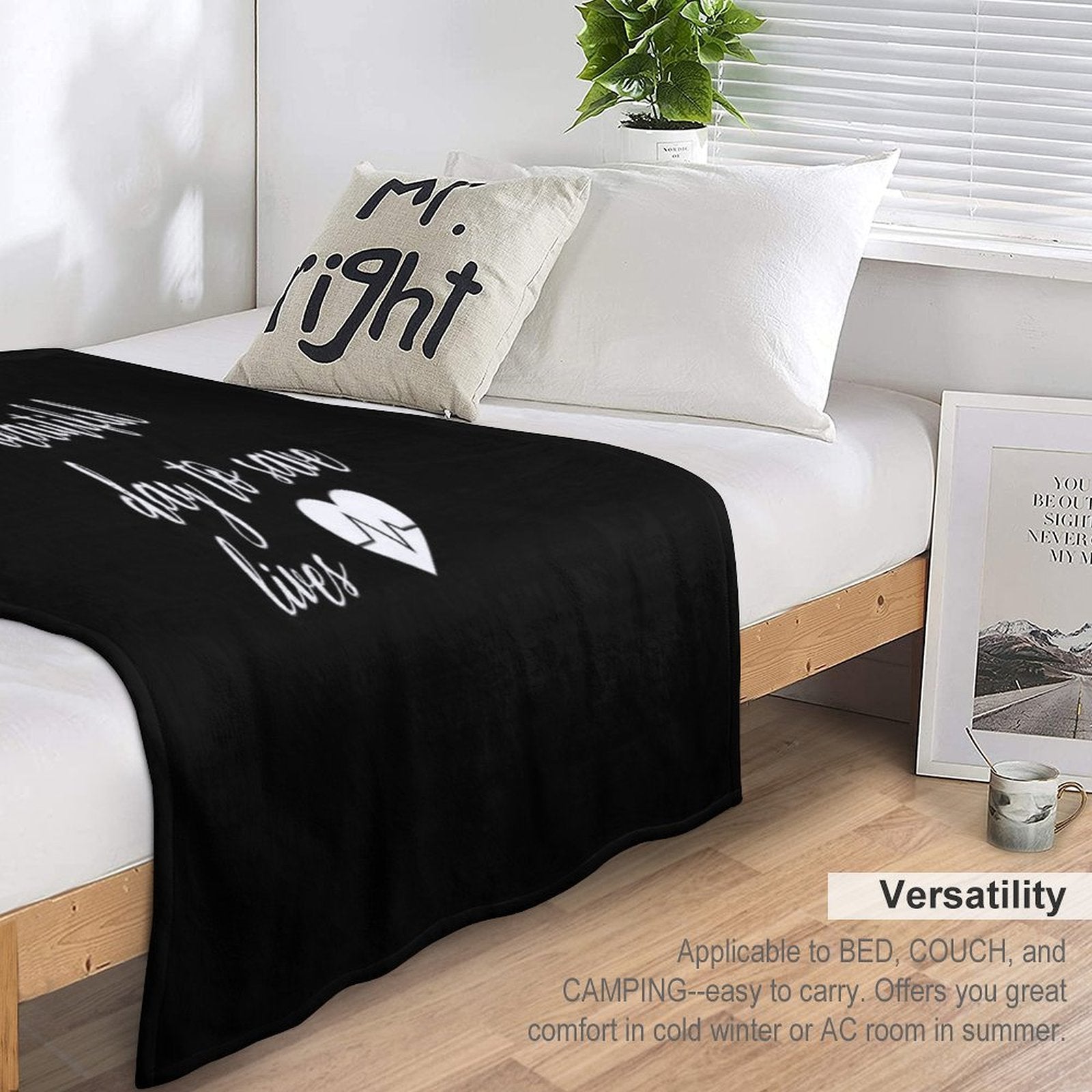 It's A Beautiful Day to Save Lives Quote of Grey's Premium Throw Blanket