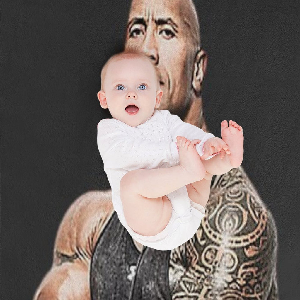 CAN YOU SMELL WHAT THE ROCK IS COOKING Anti-pilling Throw Blanket