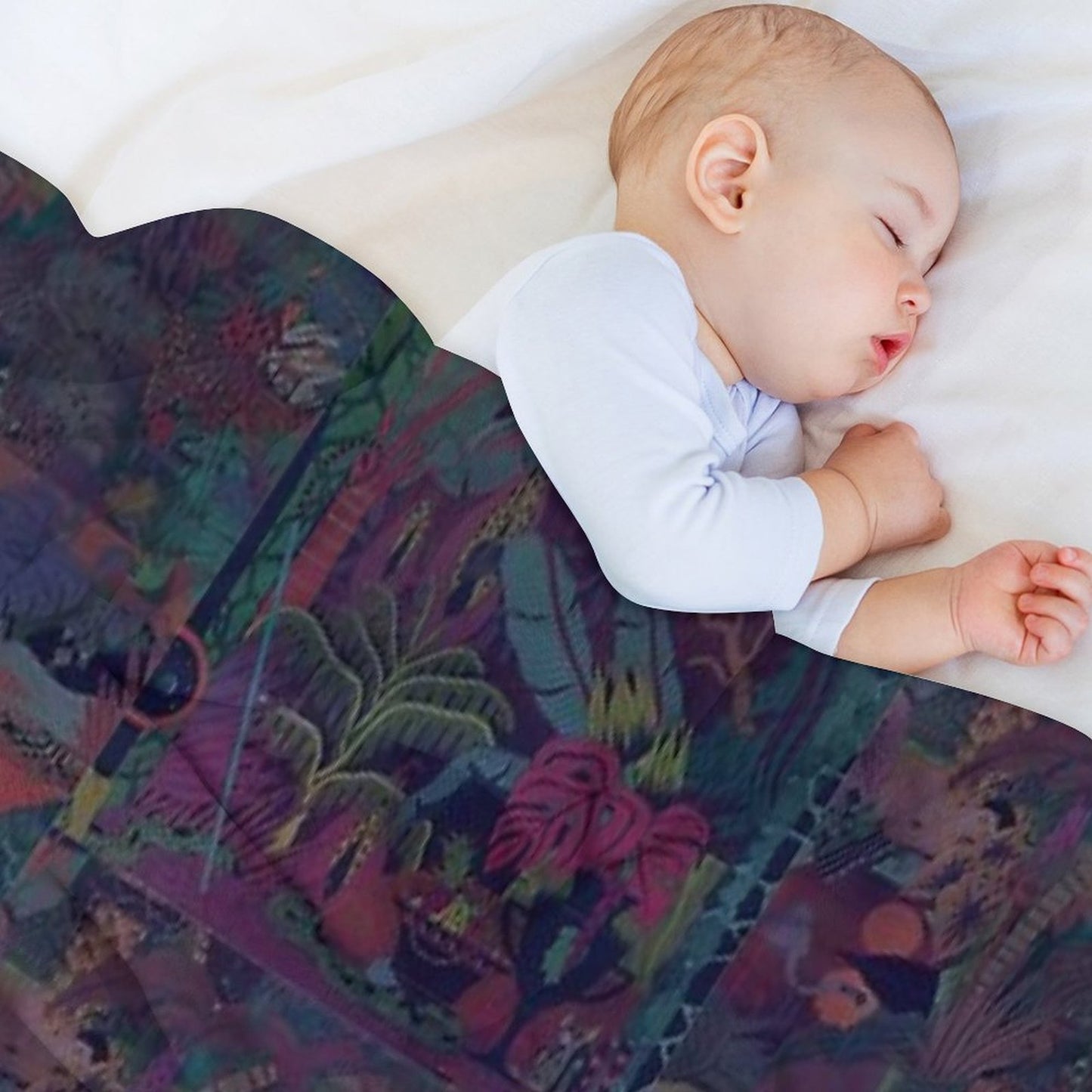 ZABA Patterns Glass Animals Sustainable Throw Blanket