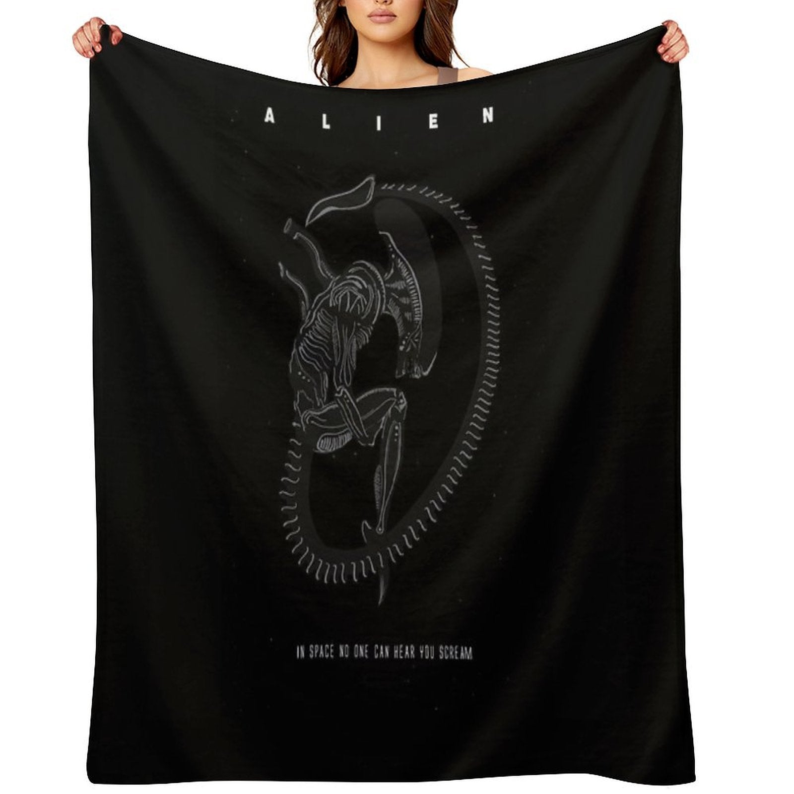 A L I E N Gift-ready Throw Blanket