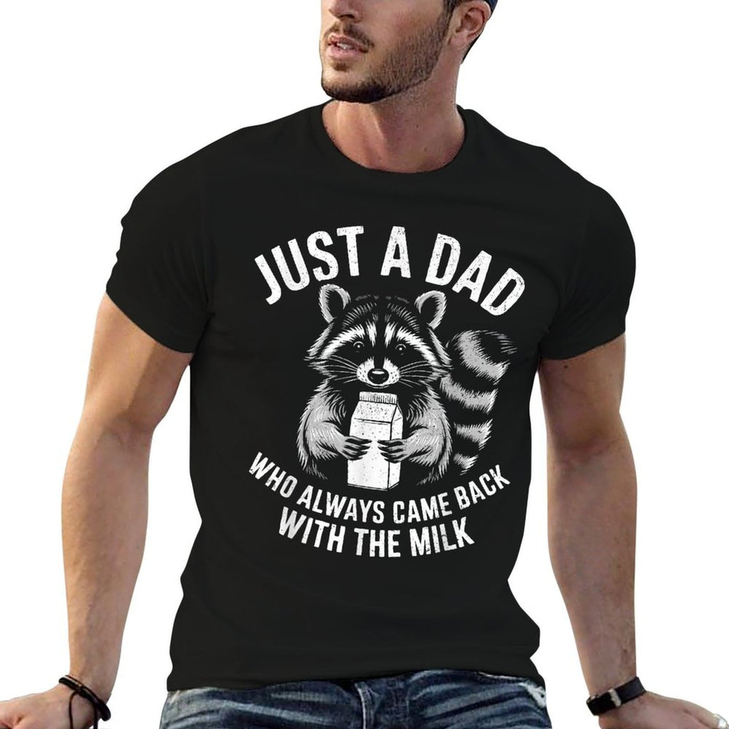 Just A Dad Who Always Came Back Funny Father's Day for Dad  Classic T-Shirt