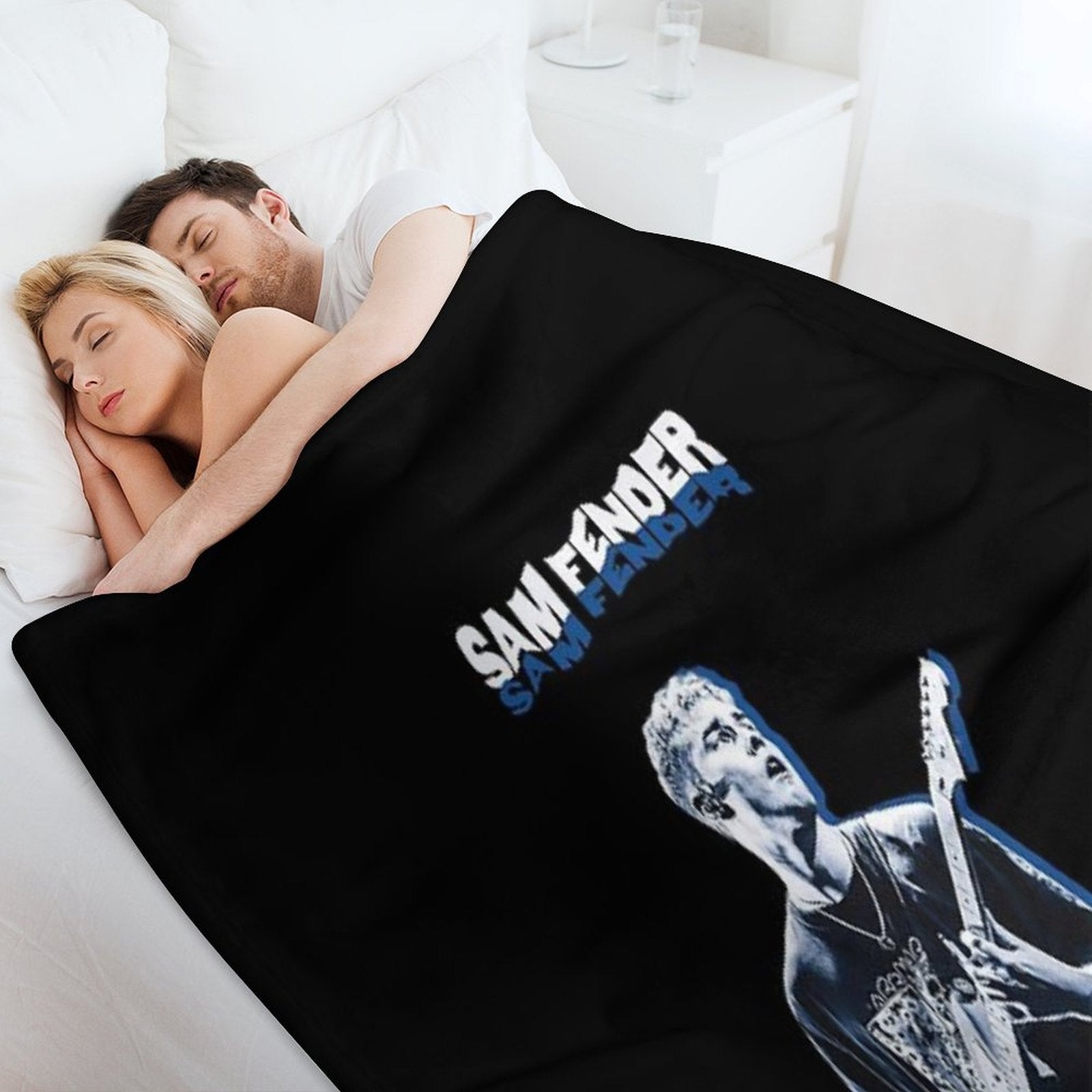 Sam Fender Wrinkle-free Throw Blanket