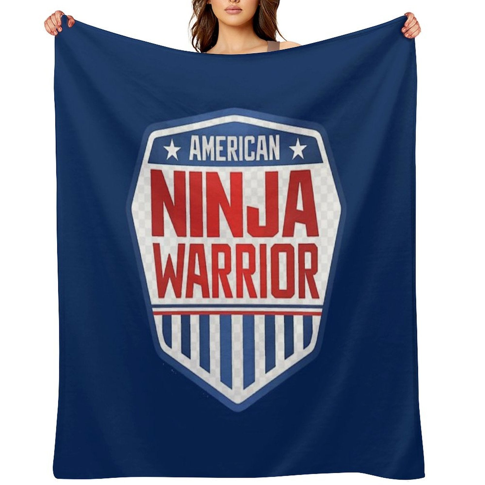 American Ninja Warrior Kids Camo Travel-friendly Throw Blanket