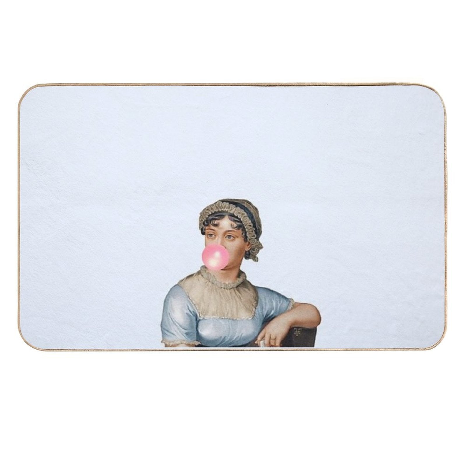 Jane Austen- Obstinate Headstrong Girl  Eco-Friendly Bath Mat
