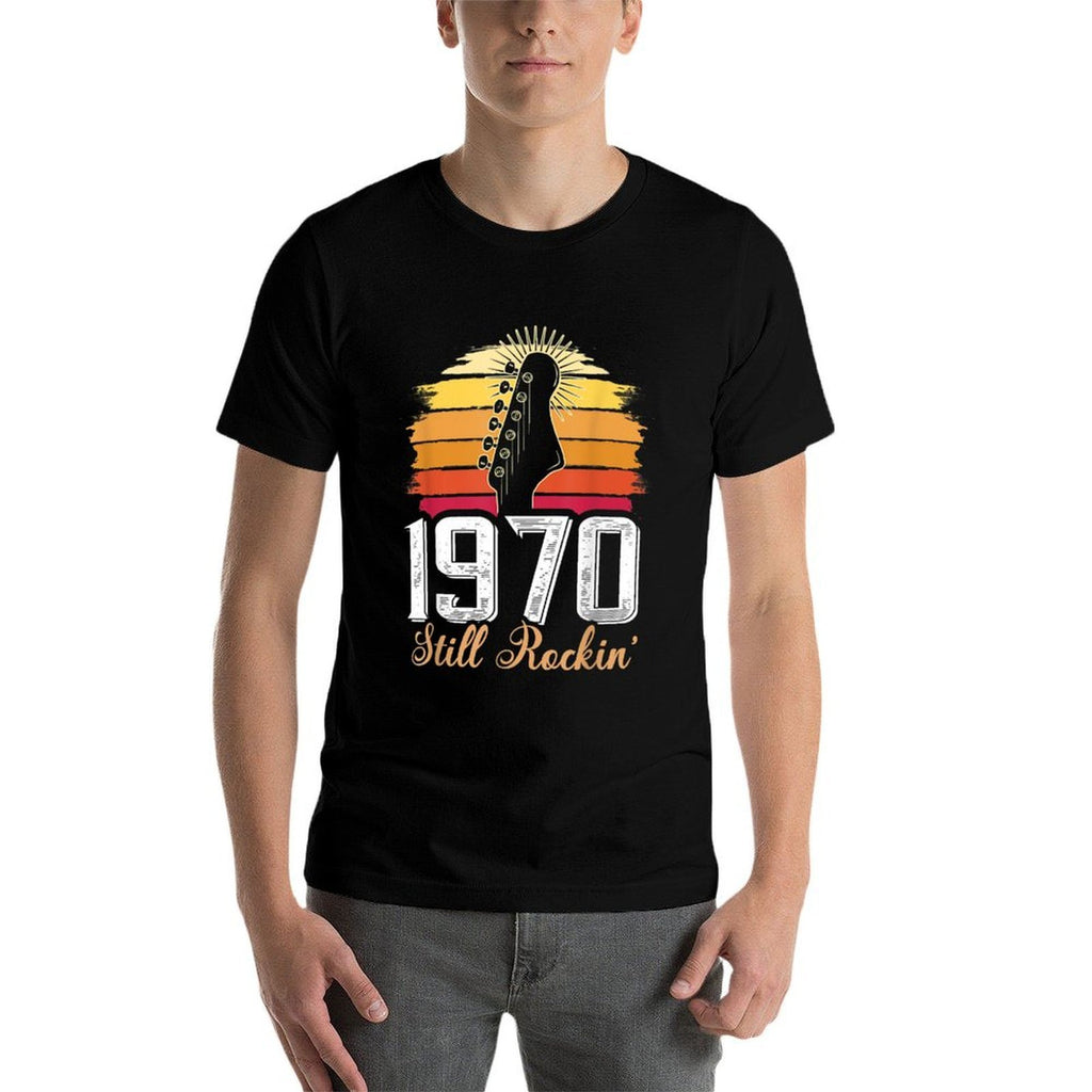 Vintage Retro Still Rockin' 1970 50 Years 50th Birthday Gift  Slim-fit Cut T-Shirt