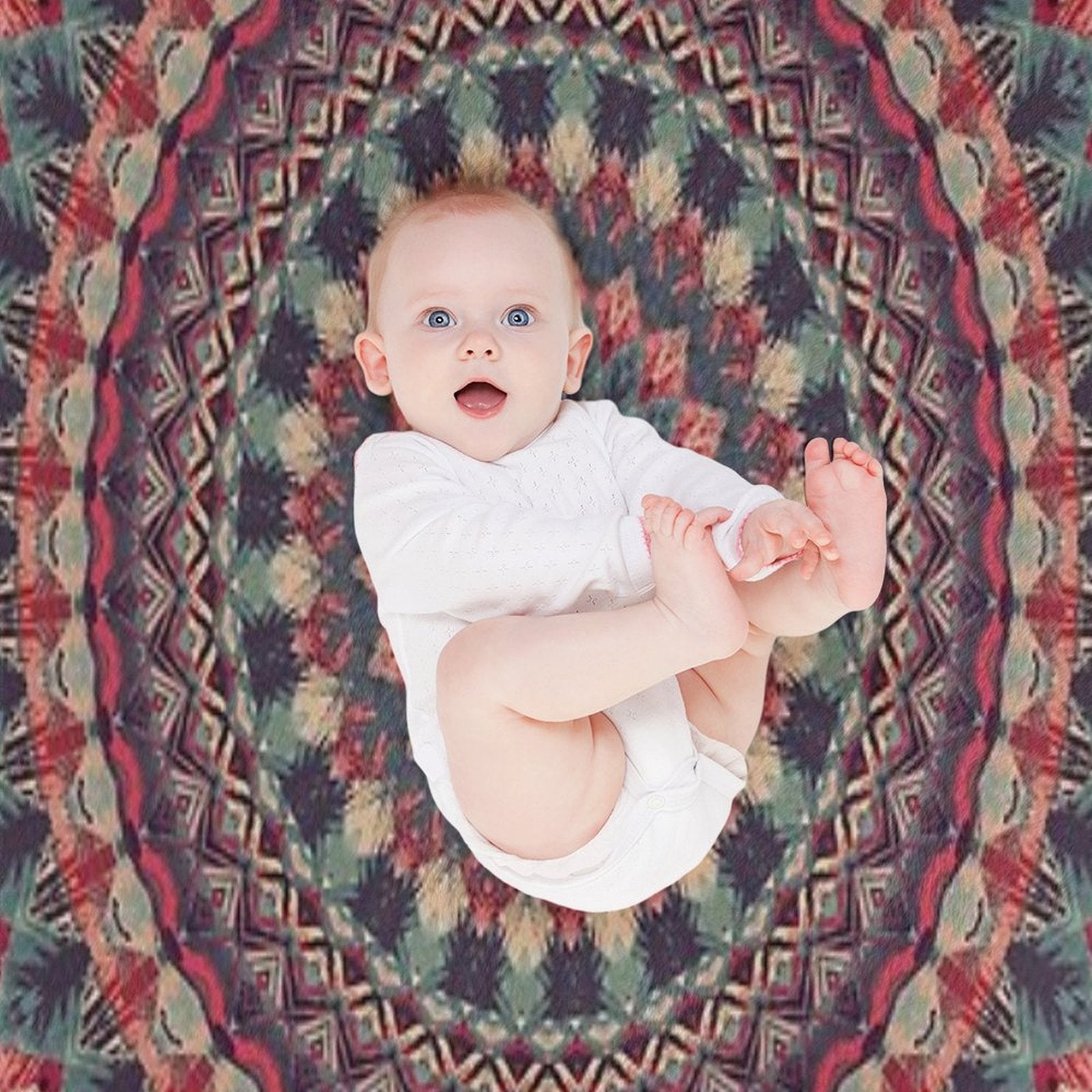 Mandala 126 Sustainable Throw Blanket