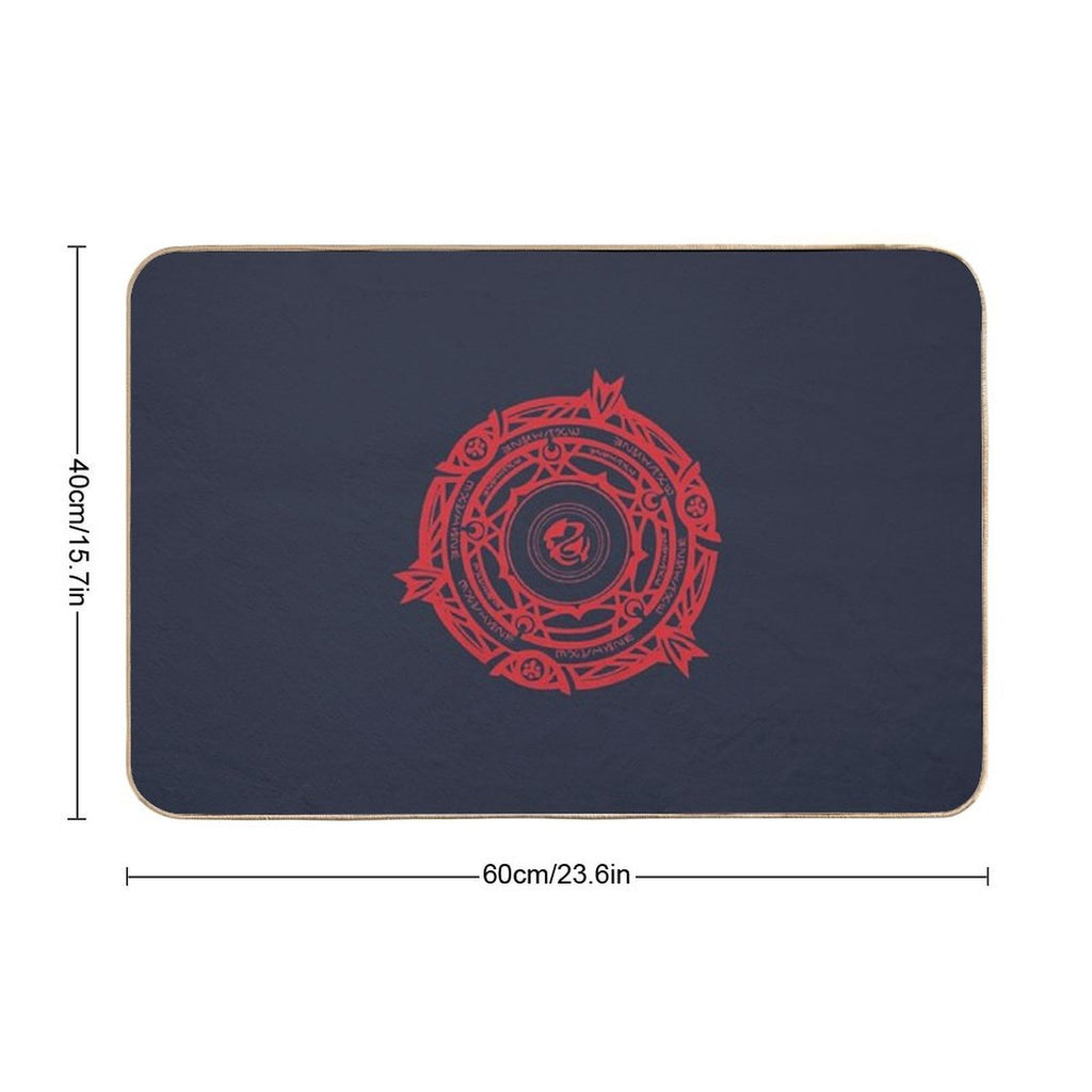 Gremory Clan Magic Circle  Stain-Proof Bath Mat
