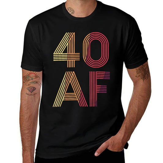 Vintage 40th Birthday - 40 AF  Breathable T-Shirt