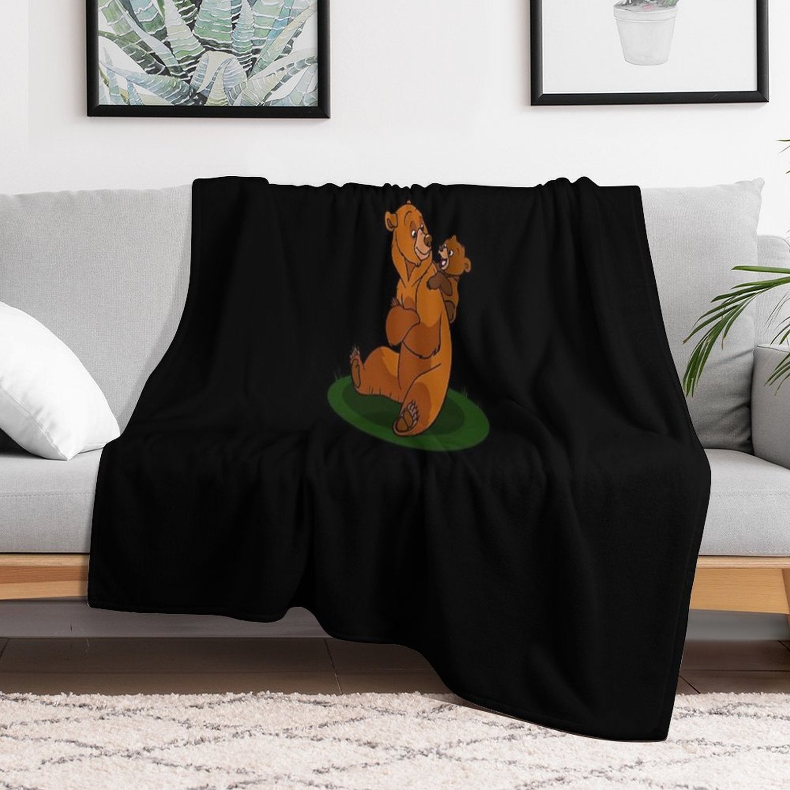 Brother Bear Wrinkle-free Throw Blanket