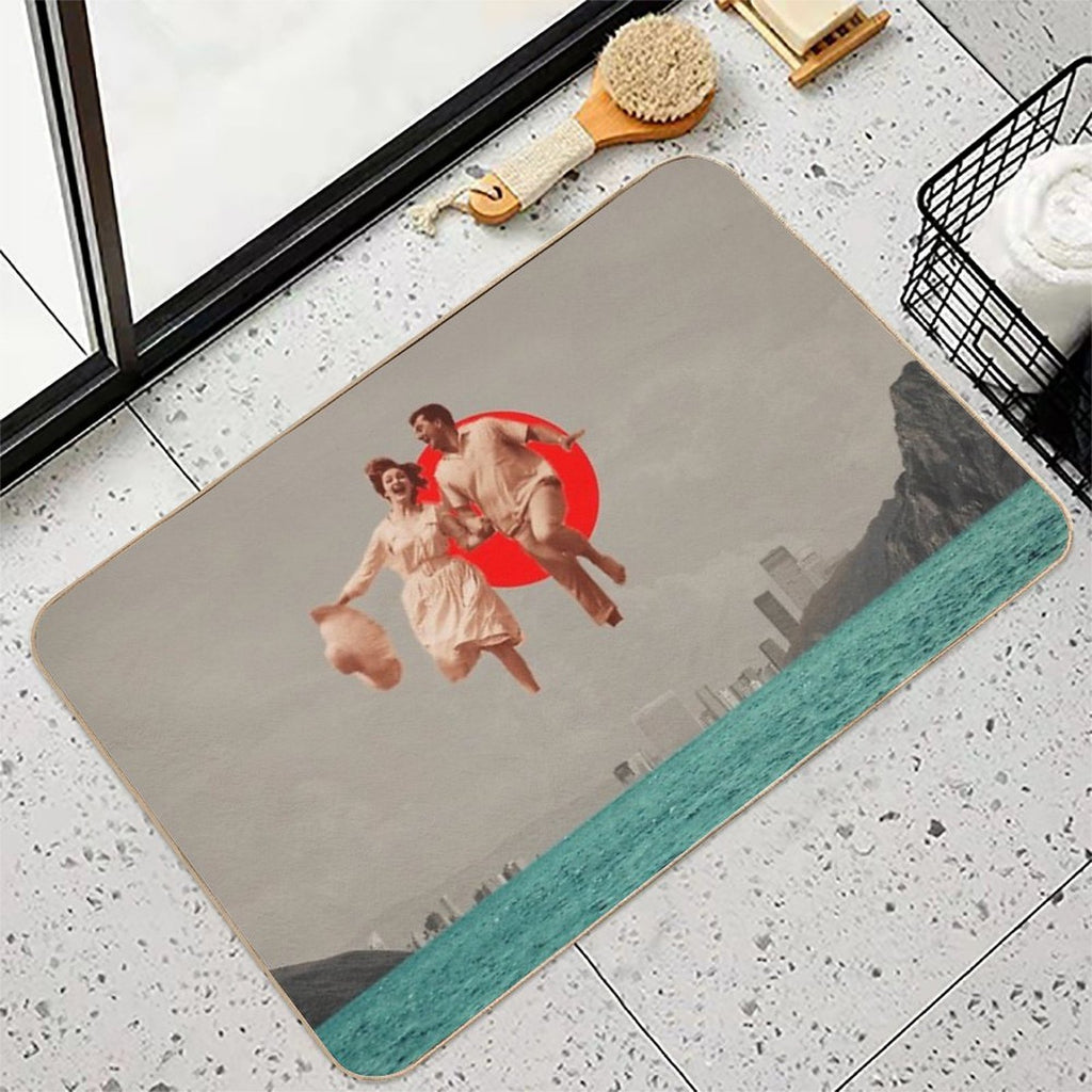 Don't Look Back  Easy Maintenance Bath Mat