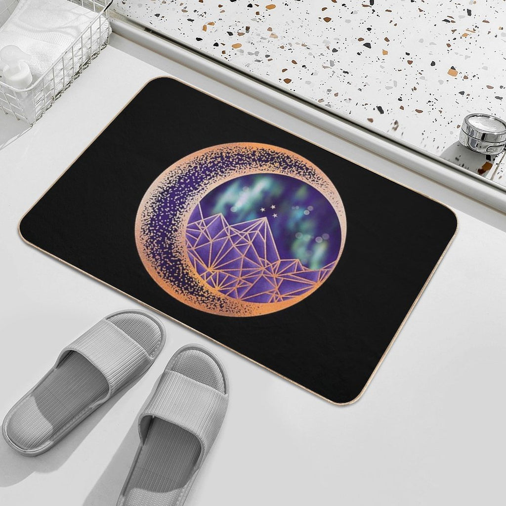 Gold Night Court Insignia  Non-Slip Bath Mat