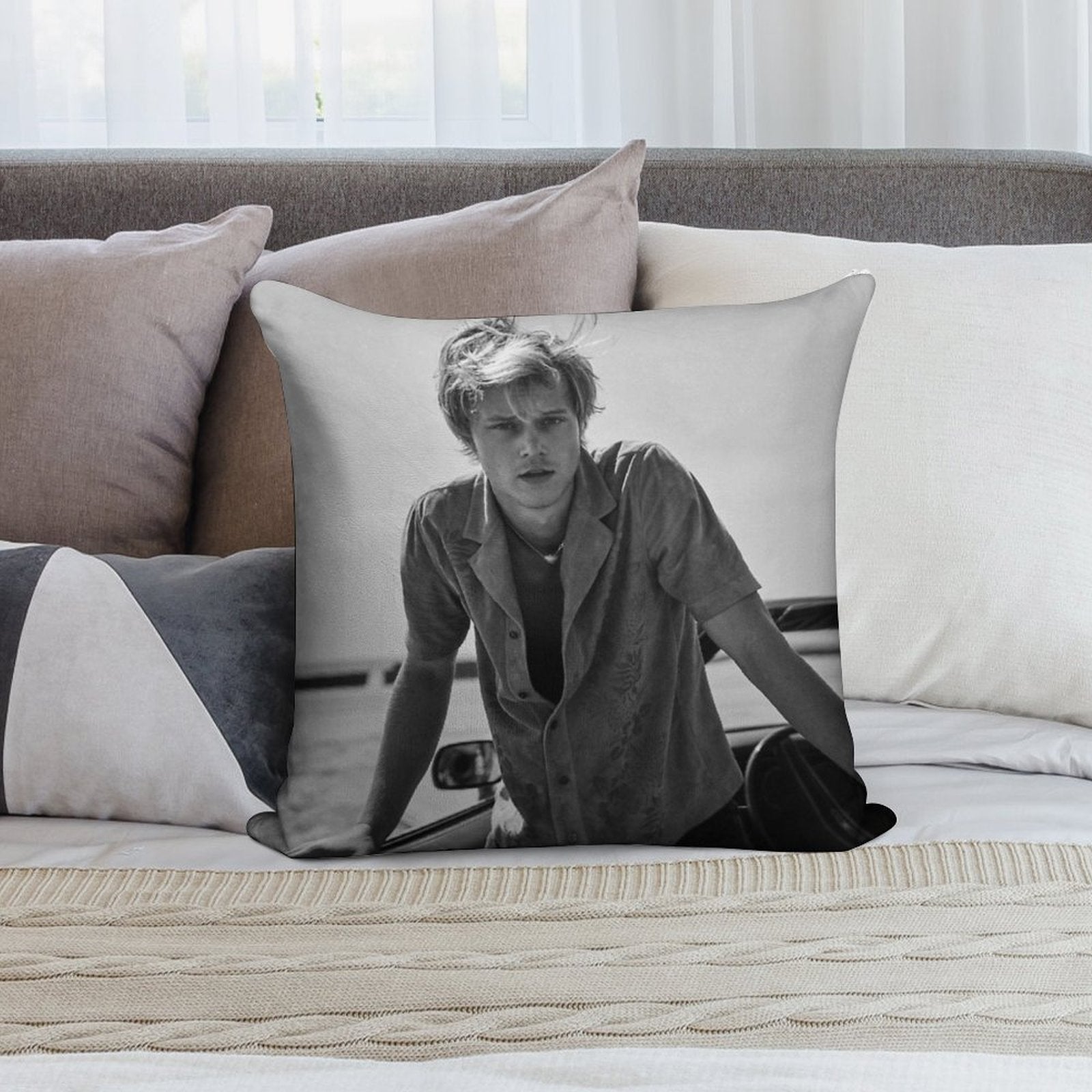Rudy Pankow Soft Bedroom Essential Throw Pillow
