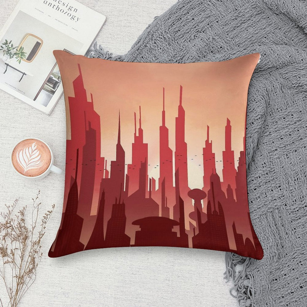 Coruscant Soft Washable Throw Pillow